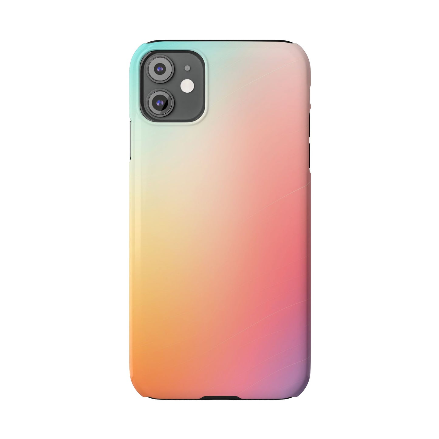 Pastel Gradient Slim Phone Case - Stylish & Protective Accessories for Everyday Use