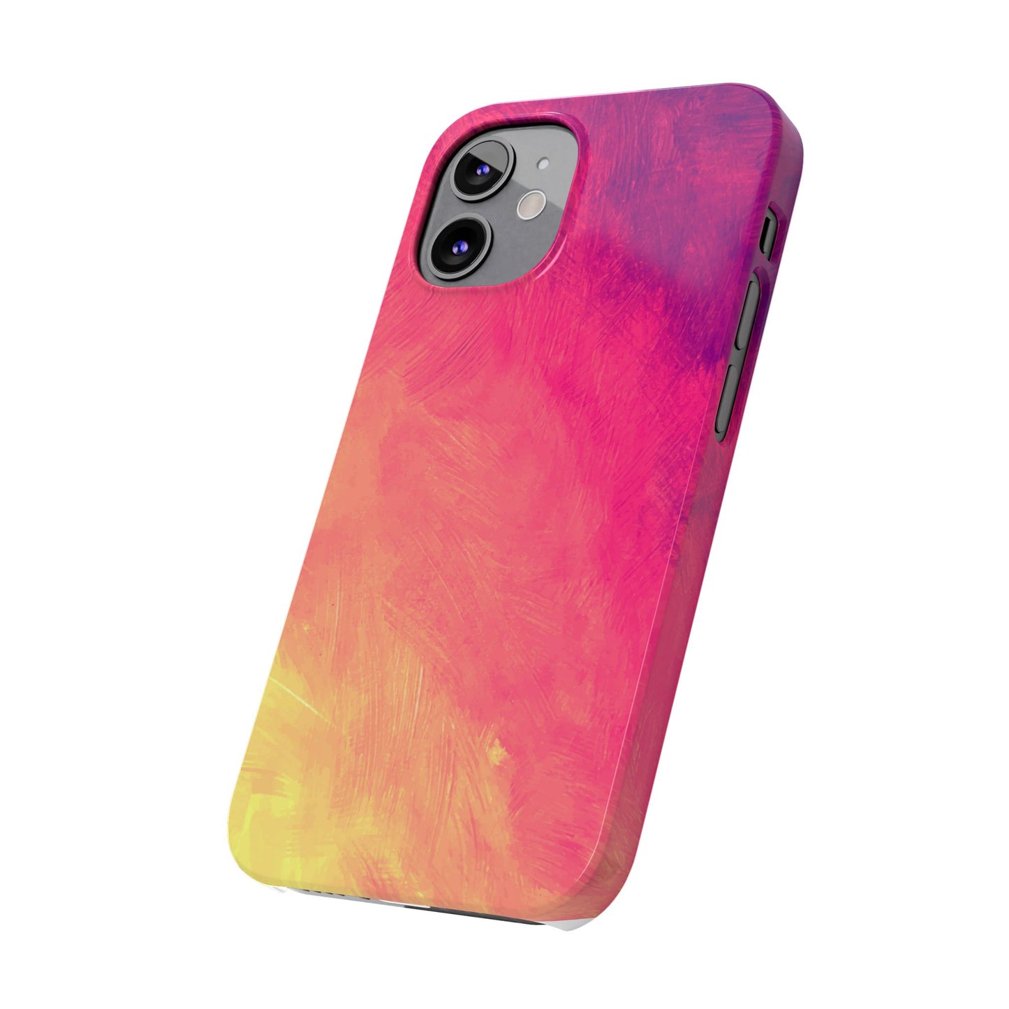 Vibrant Abstract Slim Phone Case - Colorful Protection for Every Day