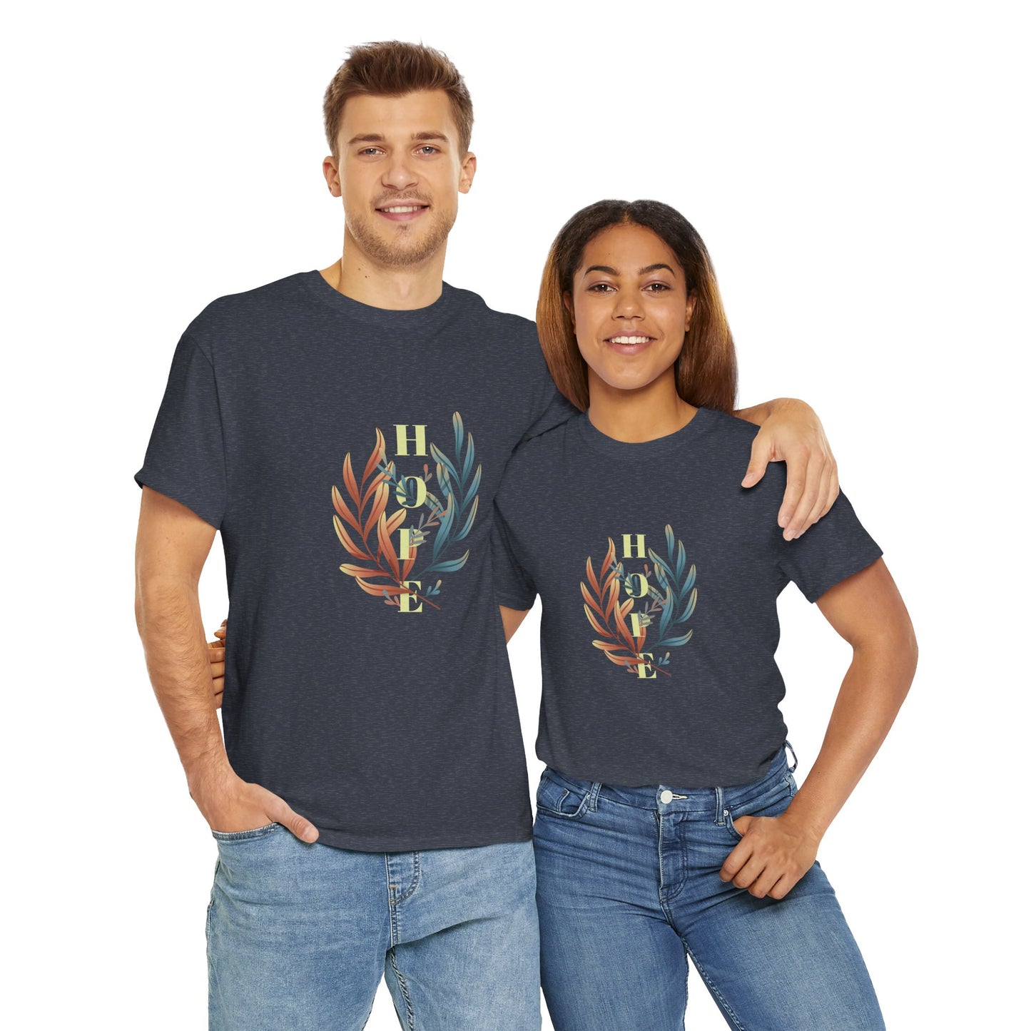 Home Vibes Unisex Heavy Cotton Tee - Cozy & Stylish Wear