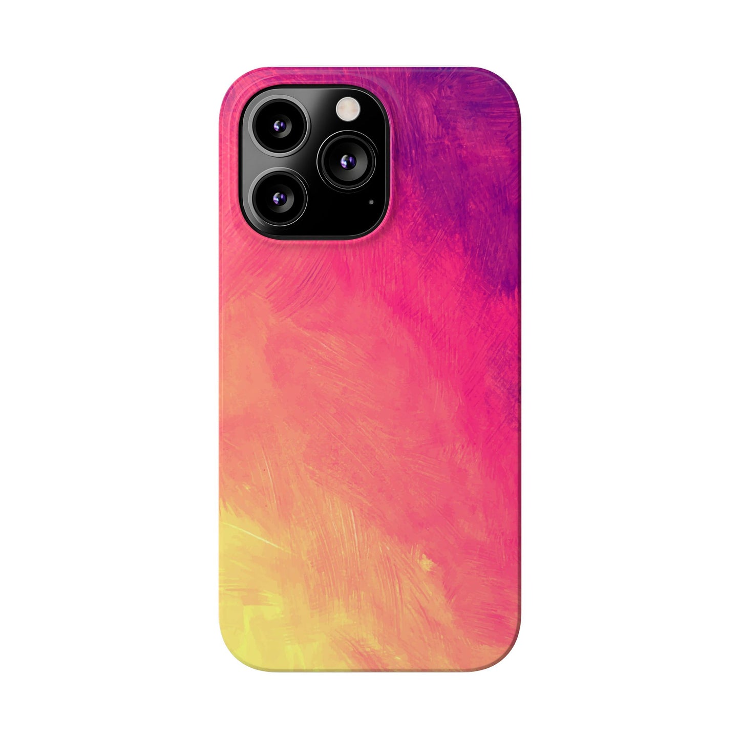 Vibrant Abstract Slim Phone Case - Colorful Protection for Every Day