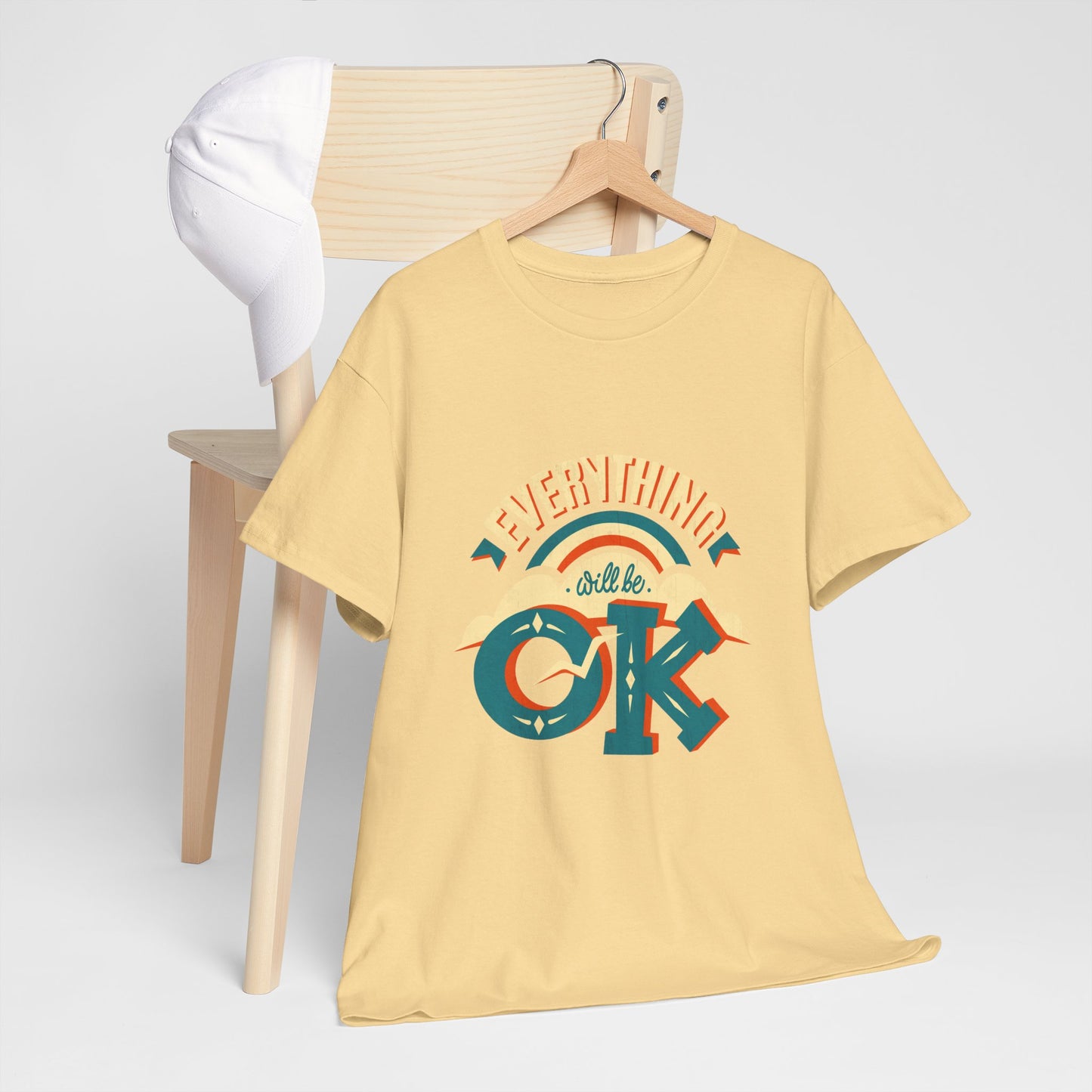 Everything Will Be OK Unisex Heavy Cotton Tee