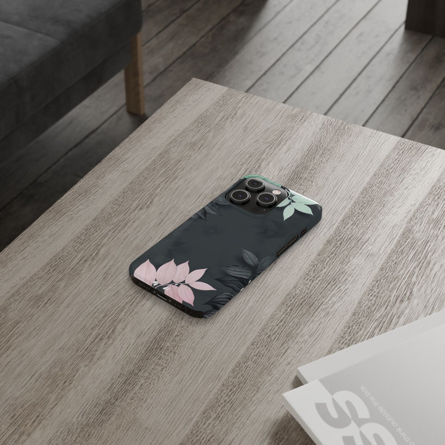 Elegant Floral Slim Phone Case - Stylish Design for Nature Lovers