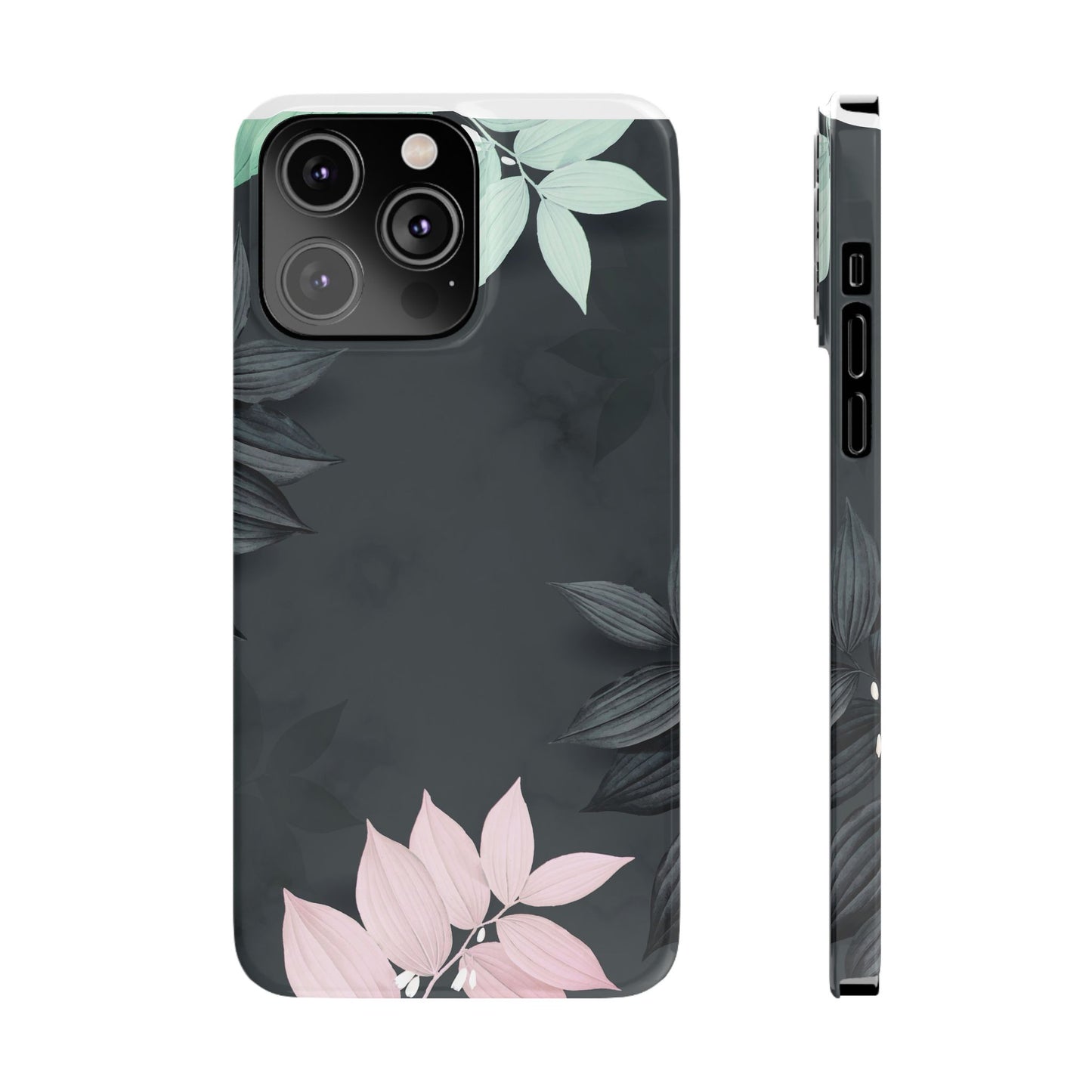 Elegant Floral Slim Phone Case - Stylish Design for Nature Lovers