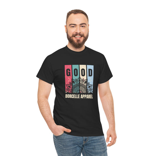 Boho Good Vibes Unisex Heavy Cotton Tee | Borgelle Apparel