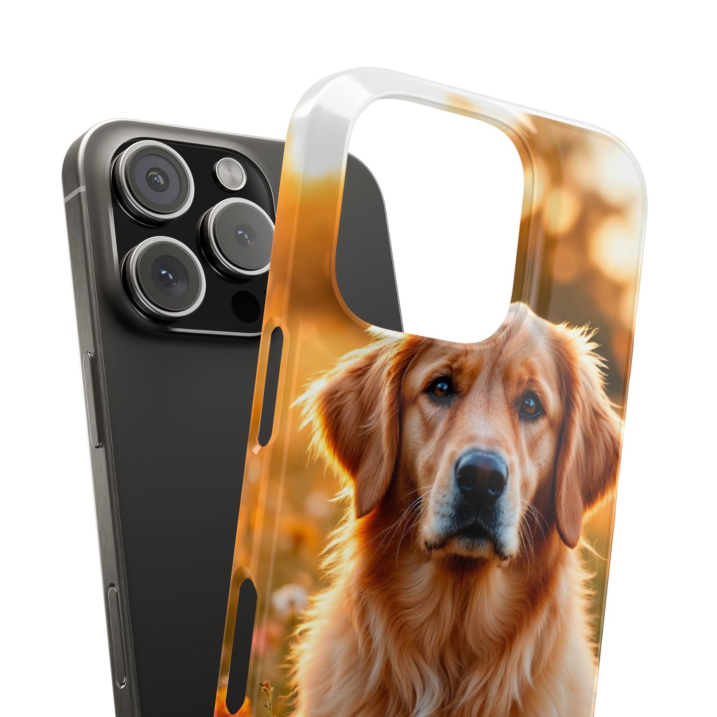 Golden Retriever Slim Phone Case - Nature Lover's Accessory