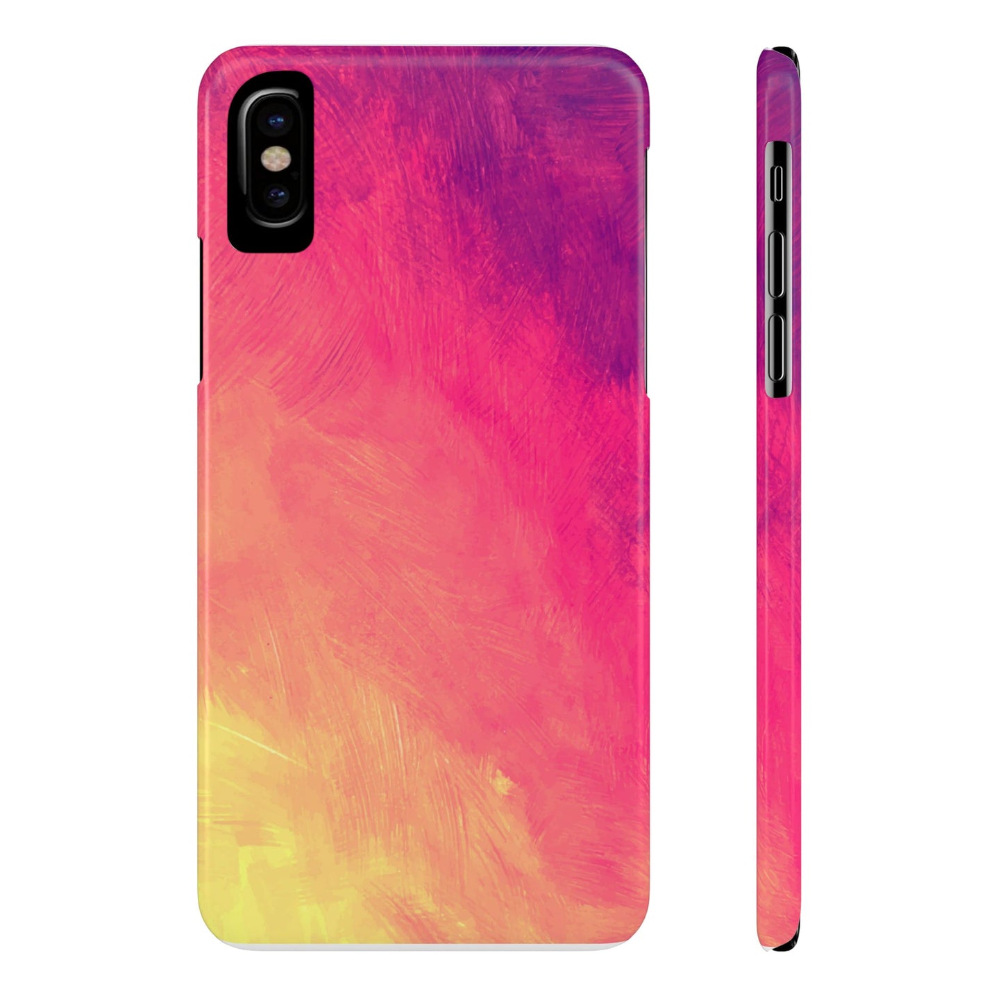 Vibrant Abstract Slim Phone Case - Colorful Protection for Every Day