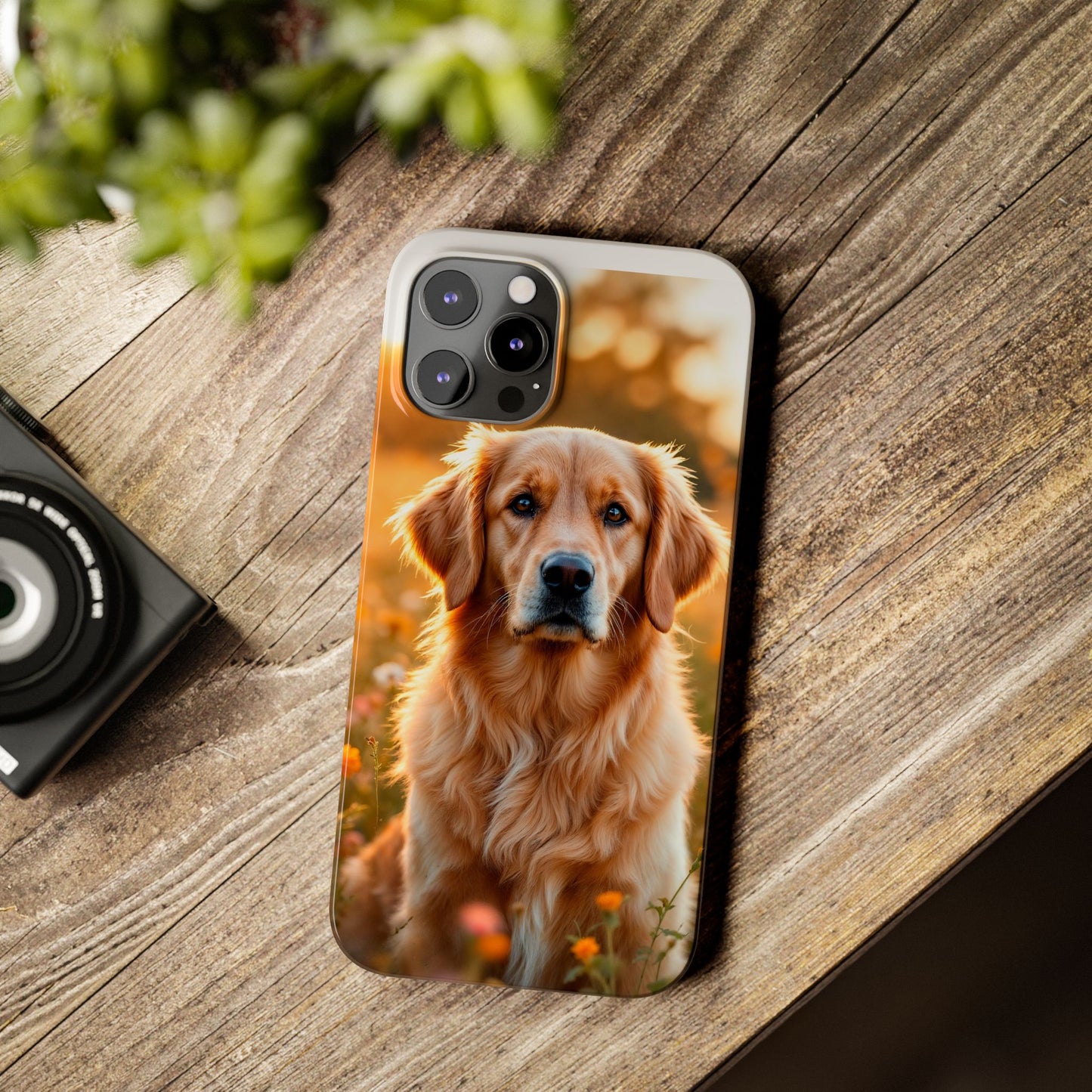 Golden Retriever Slim Phone Case - Nature Lover's Accessory