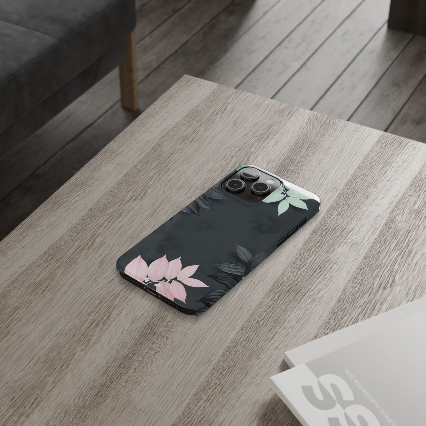 Elegant Floral Slim Phone Case - Stylish Design for Nature Lovers