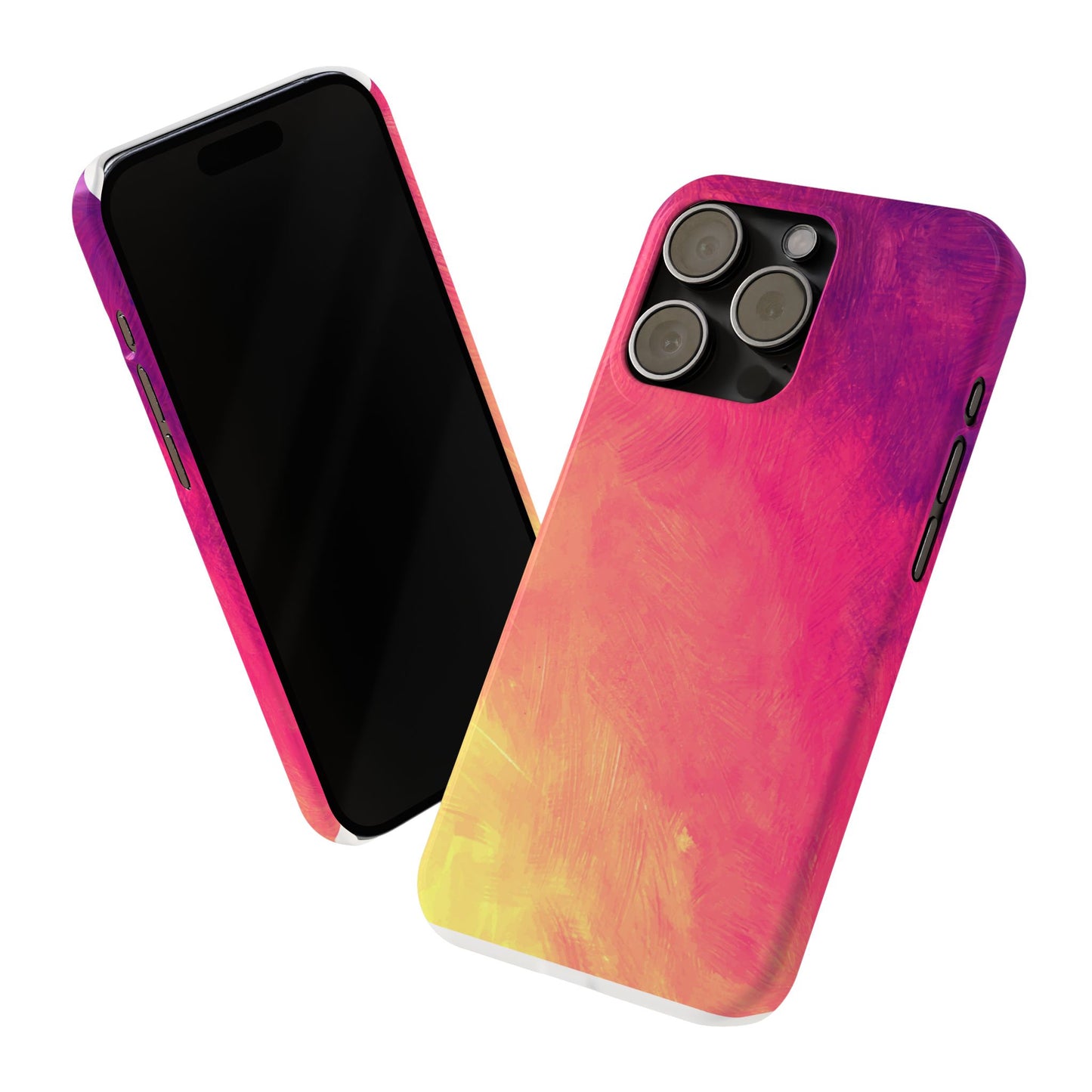 Vibrant Abstract Slim Phone Case - Colorful Protection for Every Day