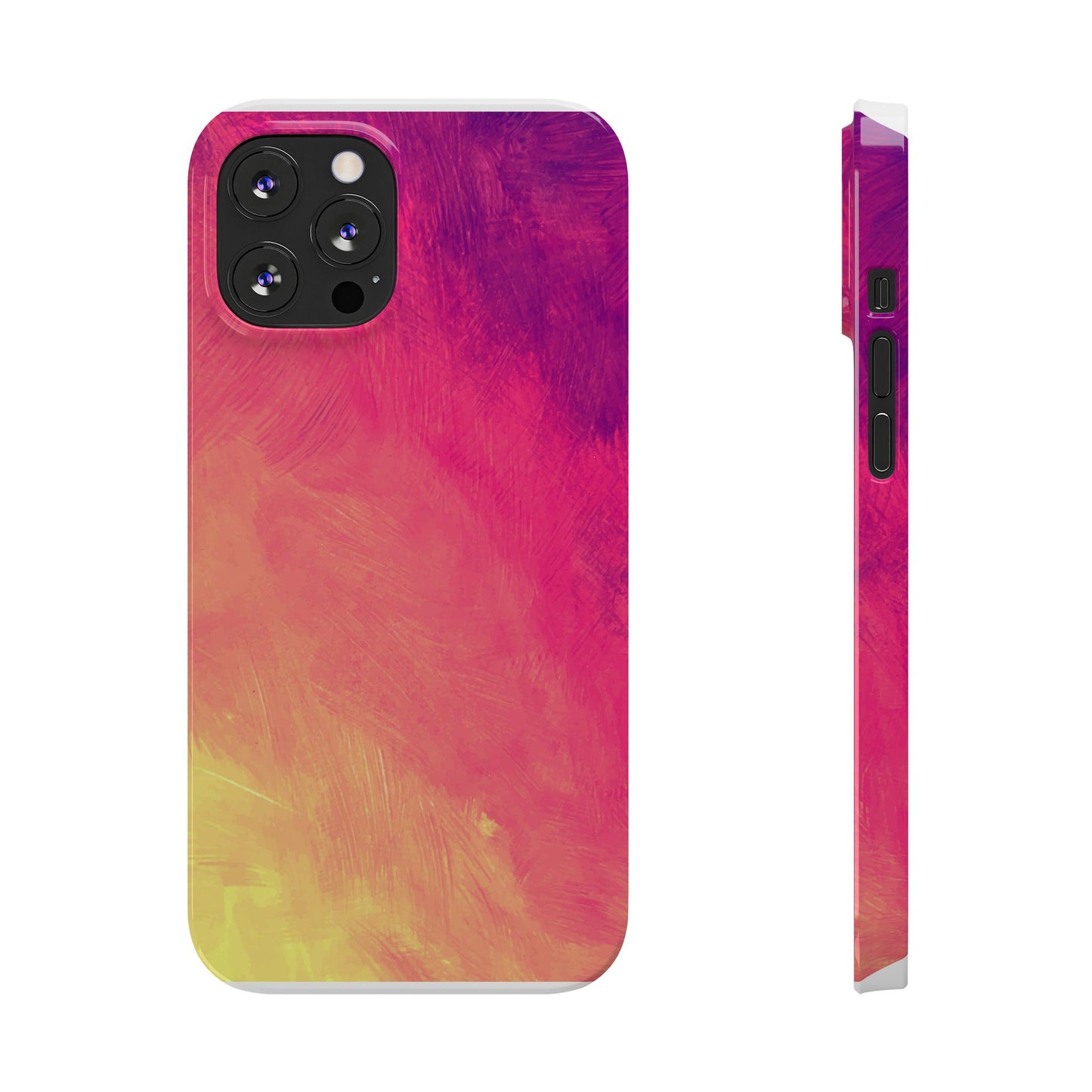 Vibrant Abstract Slim Phone Case - Colorful Protection for Every Day