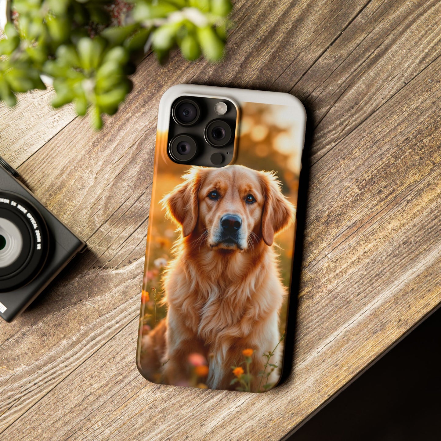 Golden Retriever Slim Phone Case - Nature Lover's Accessory