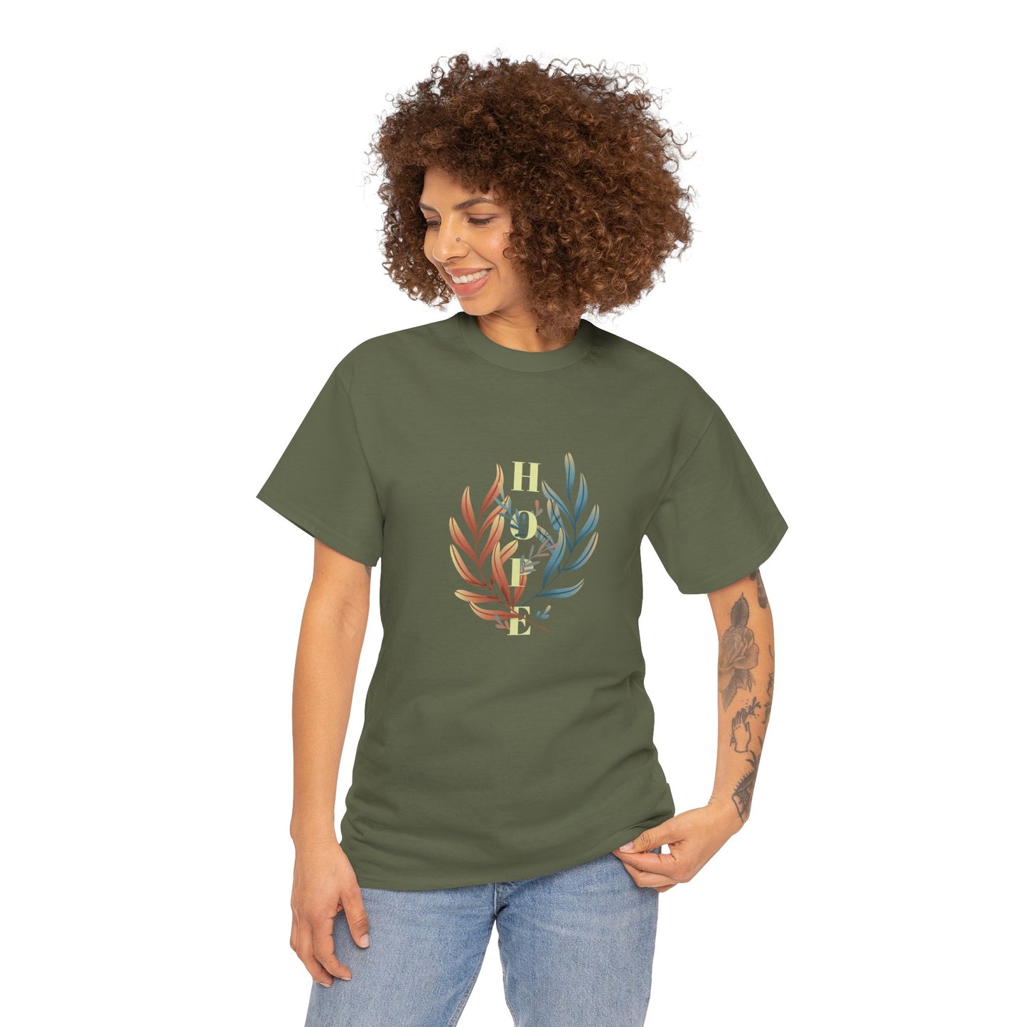 Home Vibes Unisex Heavy Cotton Tee - Cozy & Stylish Wear