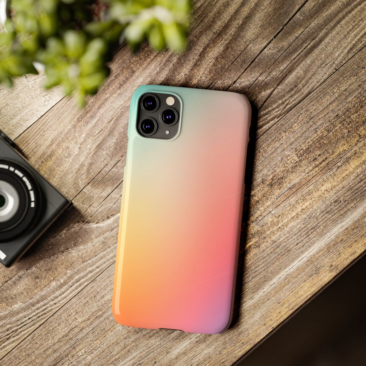 Pastel Gradient Slim Phone Case - Stylish & Protective Accessories for Everyday Use