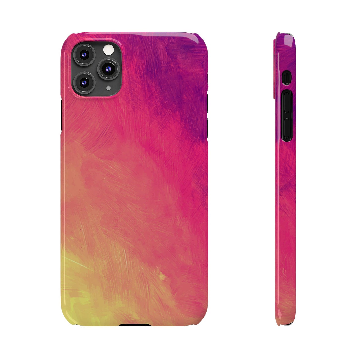 Vibrant Abstract Slim Phone Case - Colorful Protection for Every Day