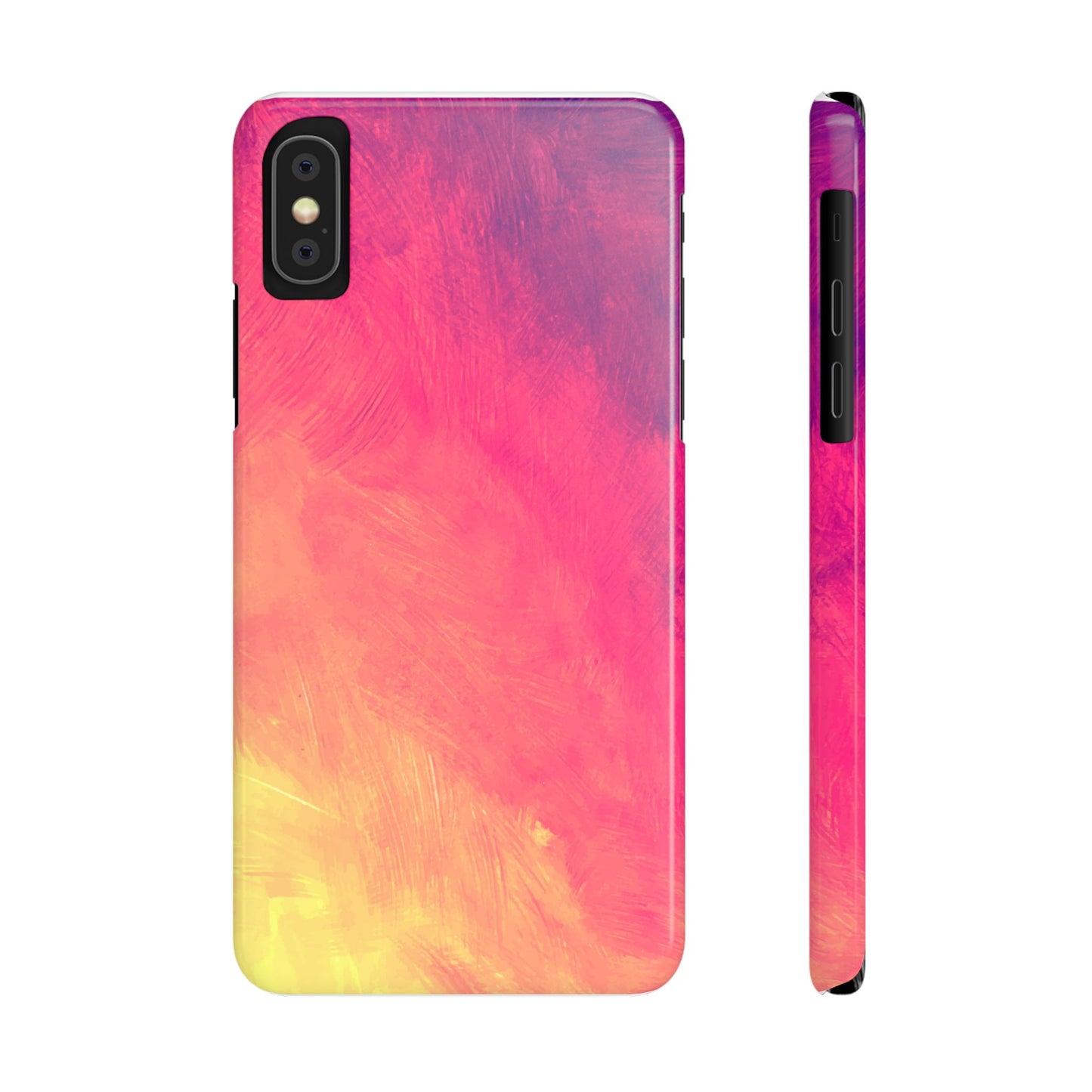 Vibrant Abstract Slim Phone Case - Colorful Protection for Every Day