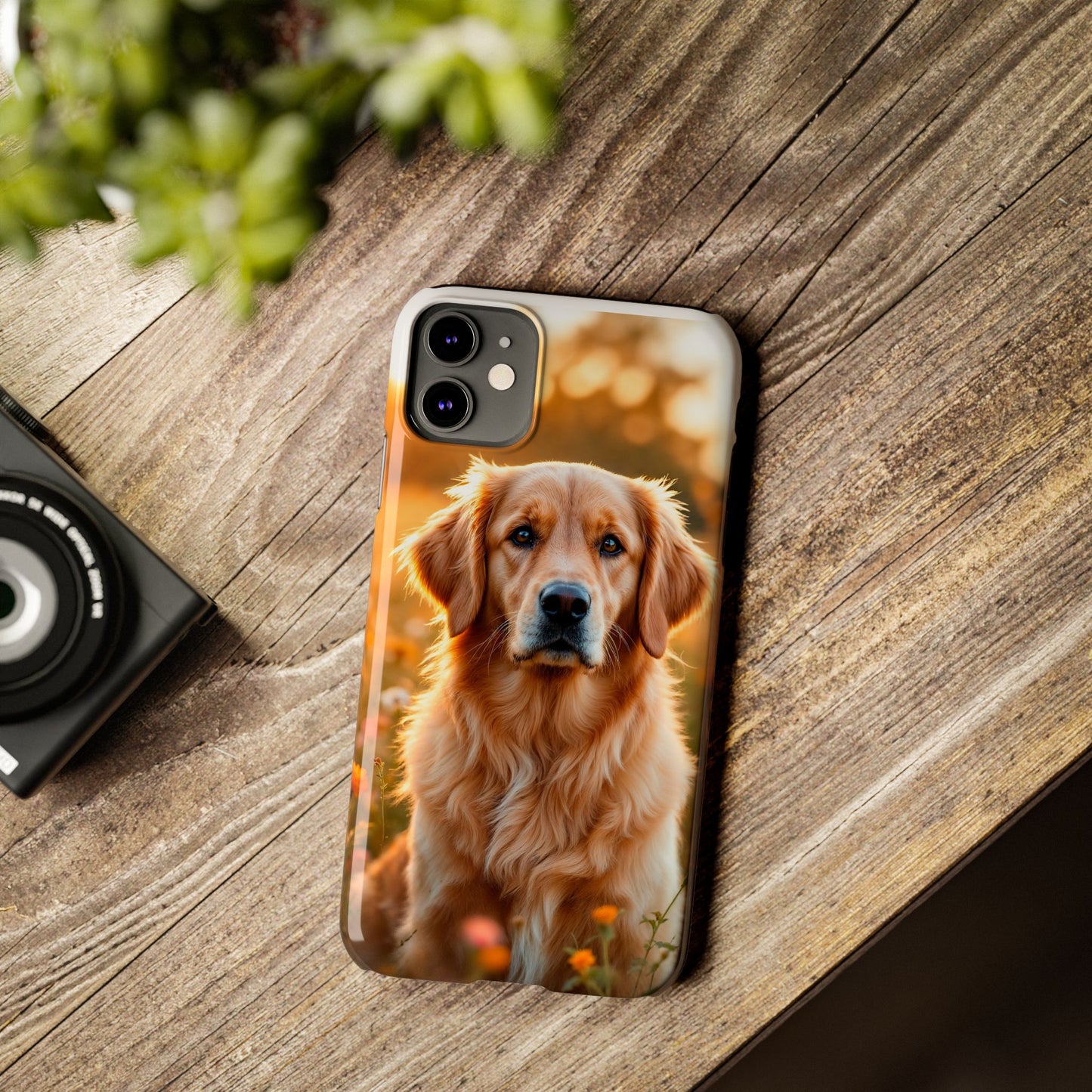 Golden Retriever Slim Phone Case - Nature Lover's Accessory