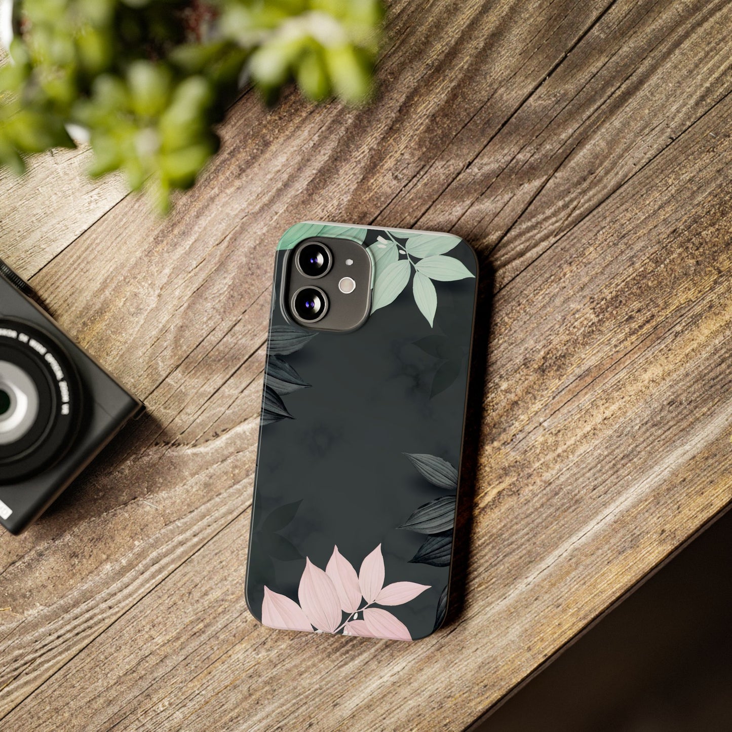 Elegant Floral Slim Phone Case - Stylish Design for Nature Lovers