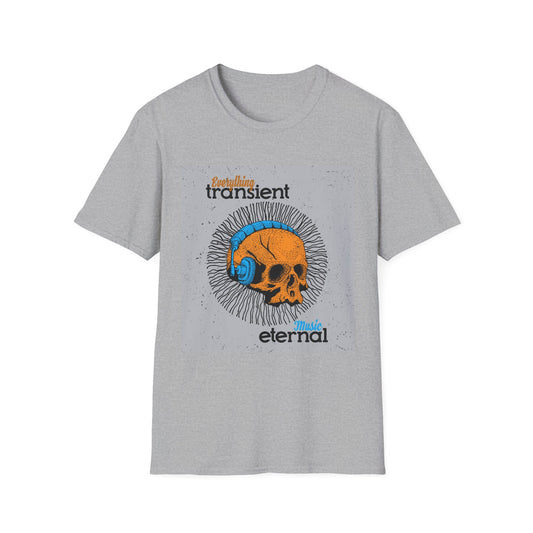 Unisex Softstyle T-Shirt - 'Everything Transient, Music Eternal' Graphic Tee for Music Lovers