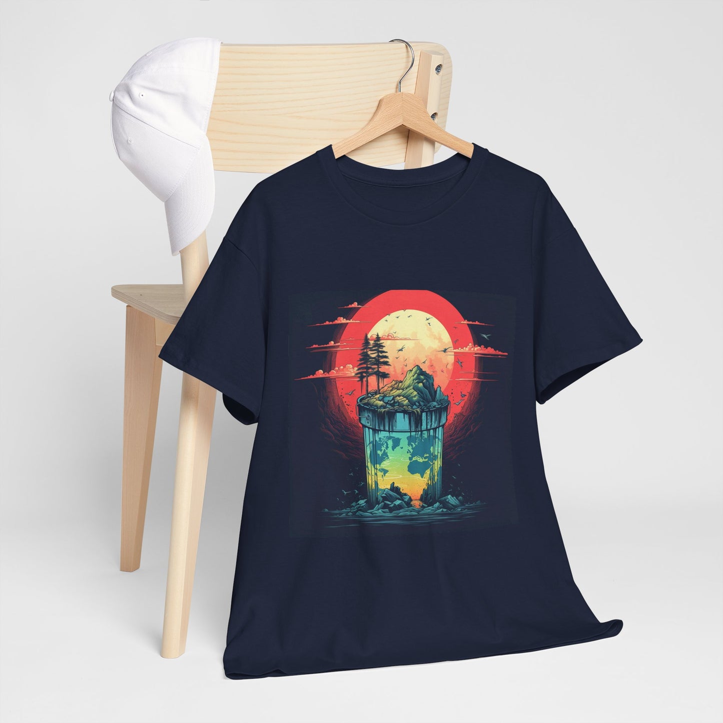 Sunset Island Adventure Unisex Heavy Cotton Tee