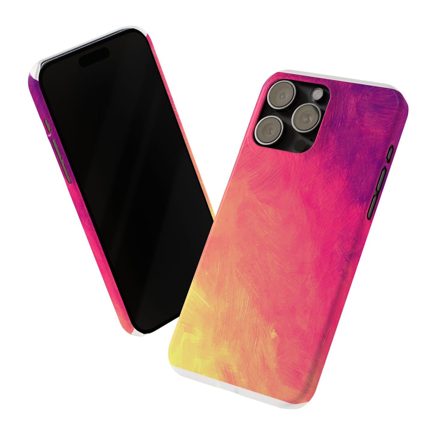 Vibrant Abstract Slim Phone Case - Colorful Protection for Every Day