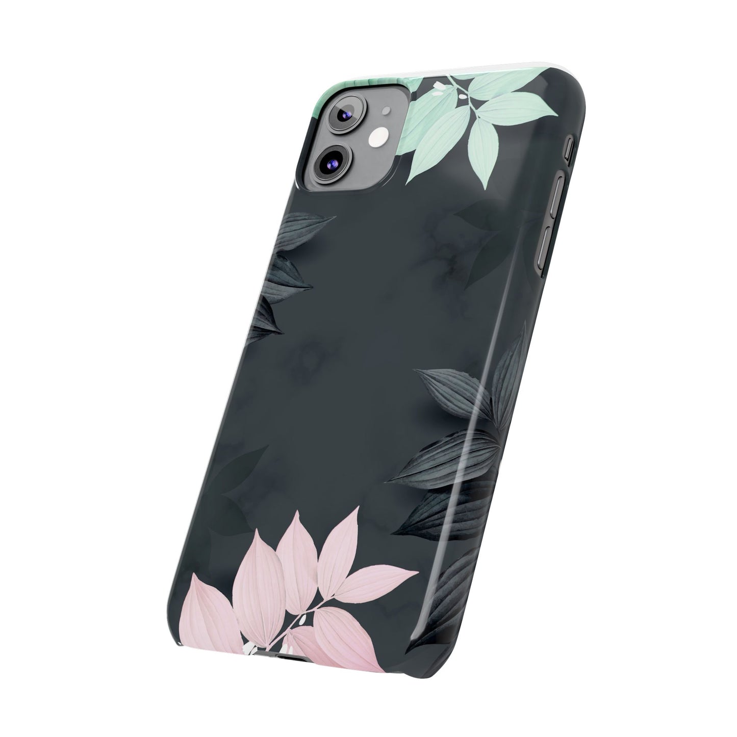 Elegant Floral Slim Phone Case - Stylish Design for Nature Lovers