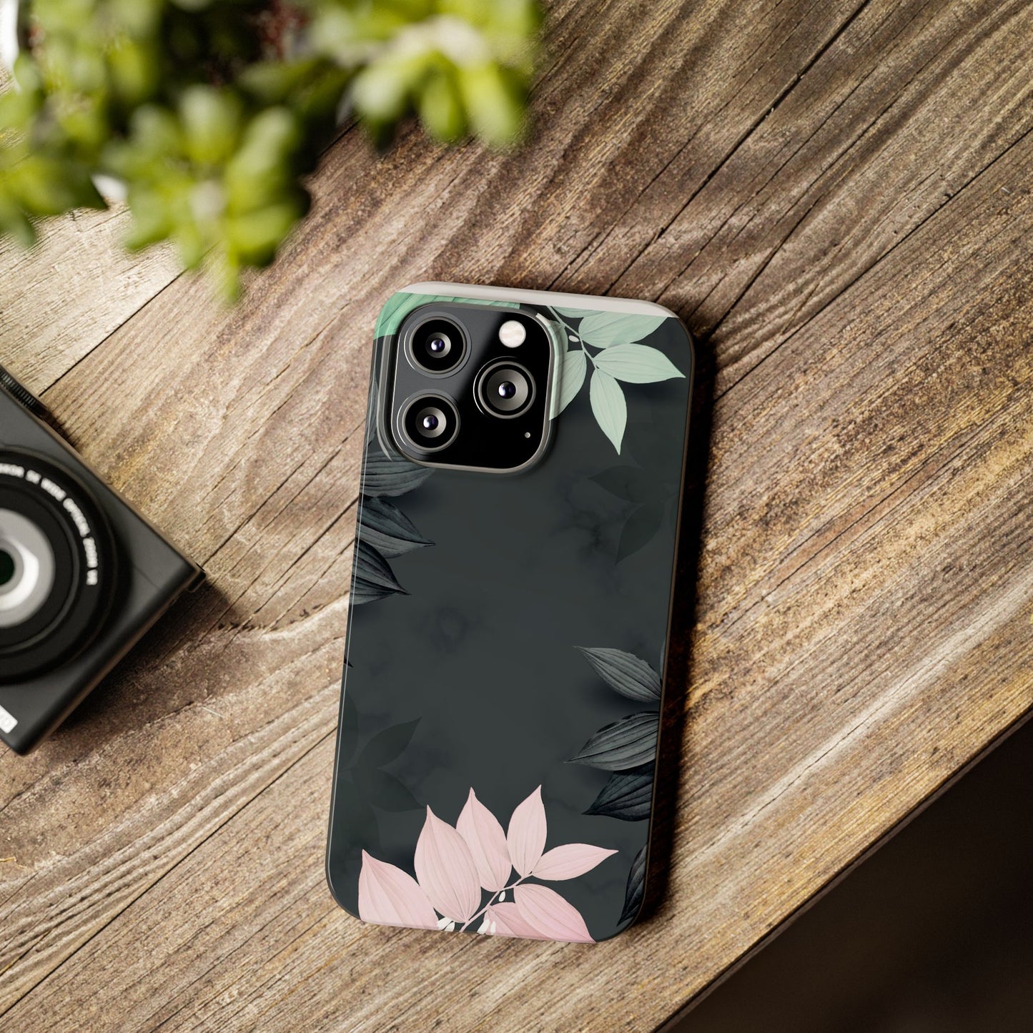 Elegant Floral Slim Phone Case - Stylish Design for Nature Lovers