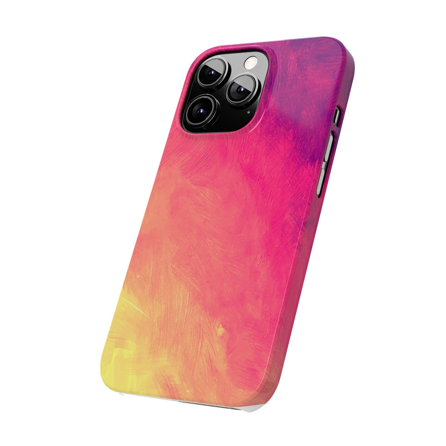 Vibrant Abstract Slim Phone Case - Colorful Protection for Every Day