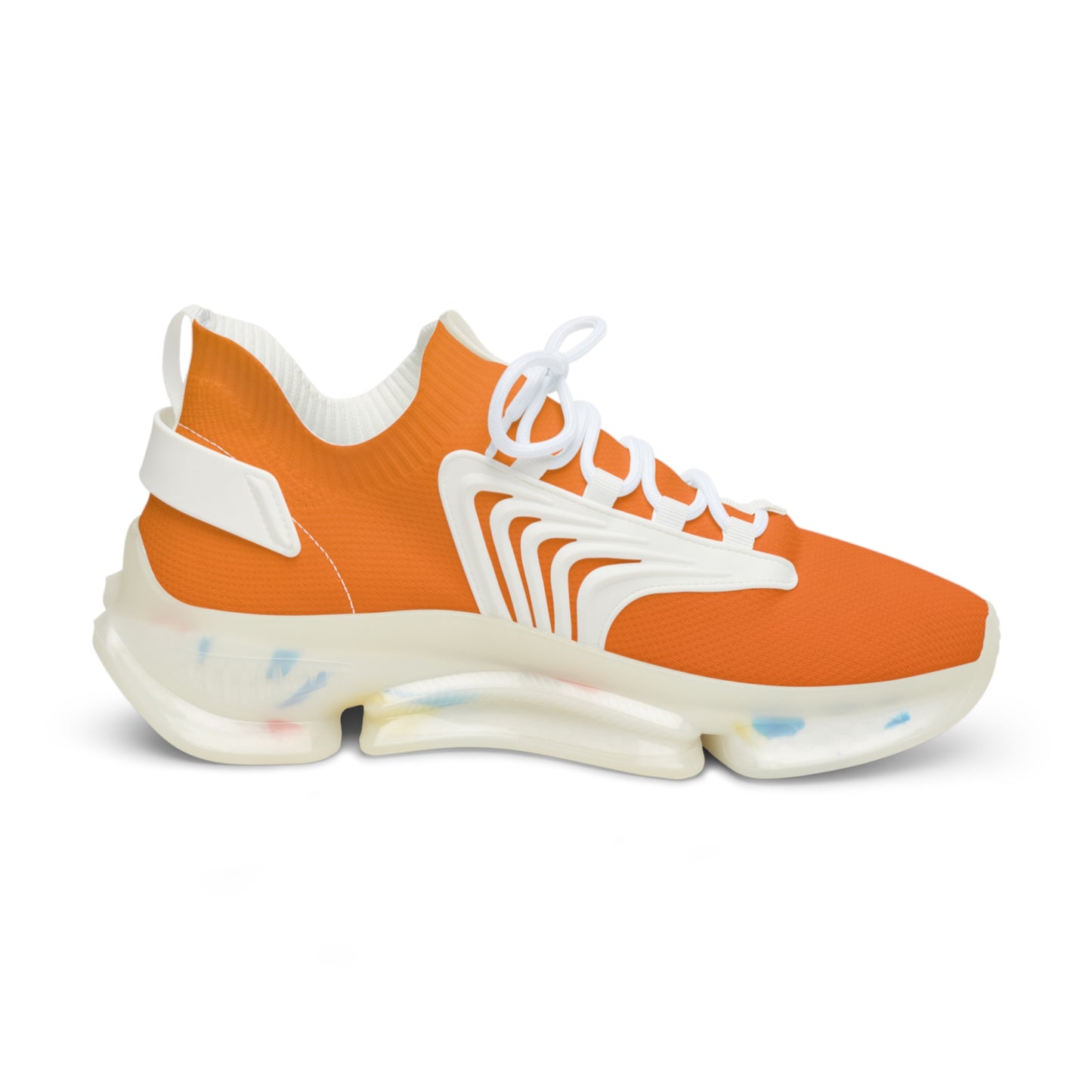 Stylish Men&women Mesh Sneakers - Orange Athletic Footwear for Active Lifestyle