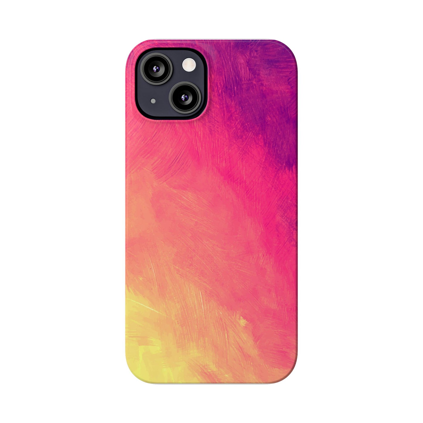 Vibrant Abstract Slim Phone Case - Colorful Protection for Every Day