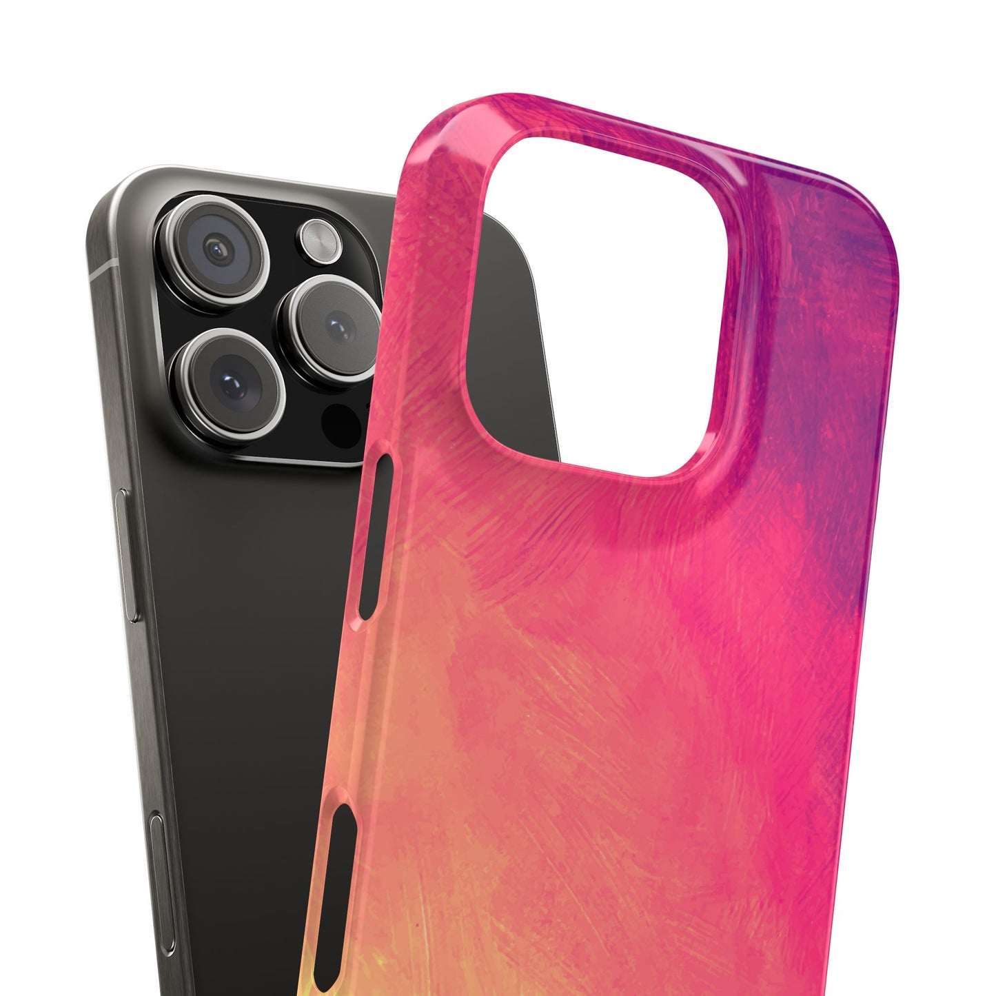 Vibrant Abstract Slim Phone Case - Colorful Protection for Every Day