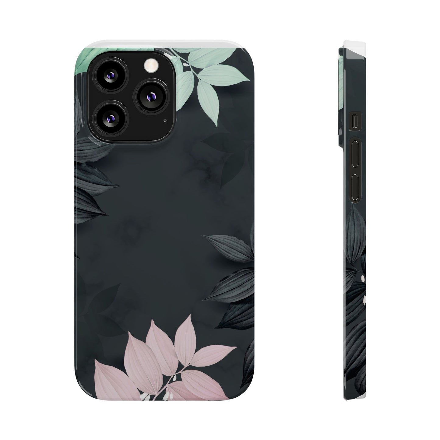 Elegant Floral Slim Phone Case - Stylish Design for Nature Lovers