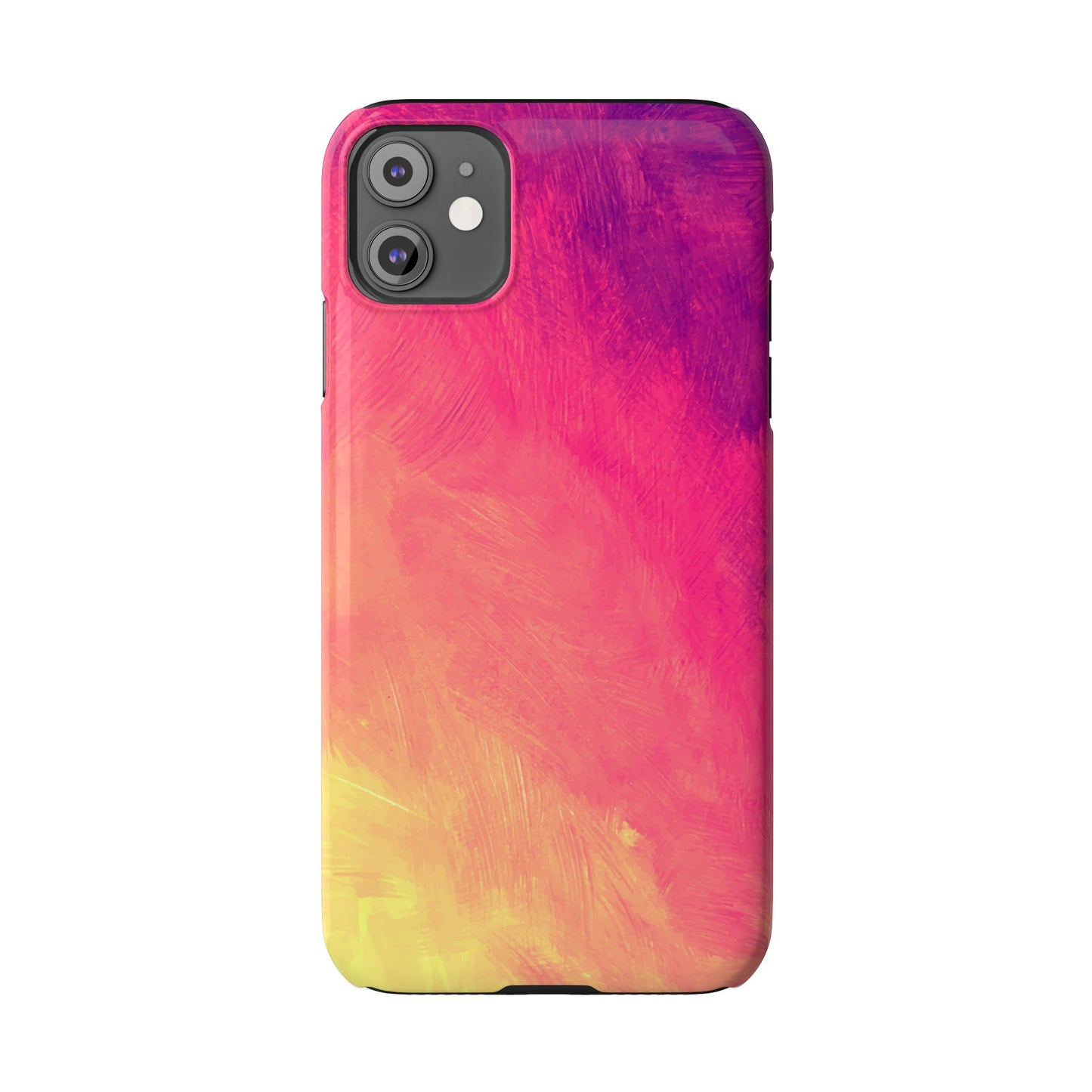 Vibrant Abstract Slim Phone Case - Colorful Protection for Every Day