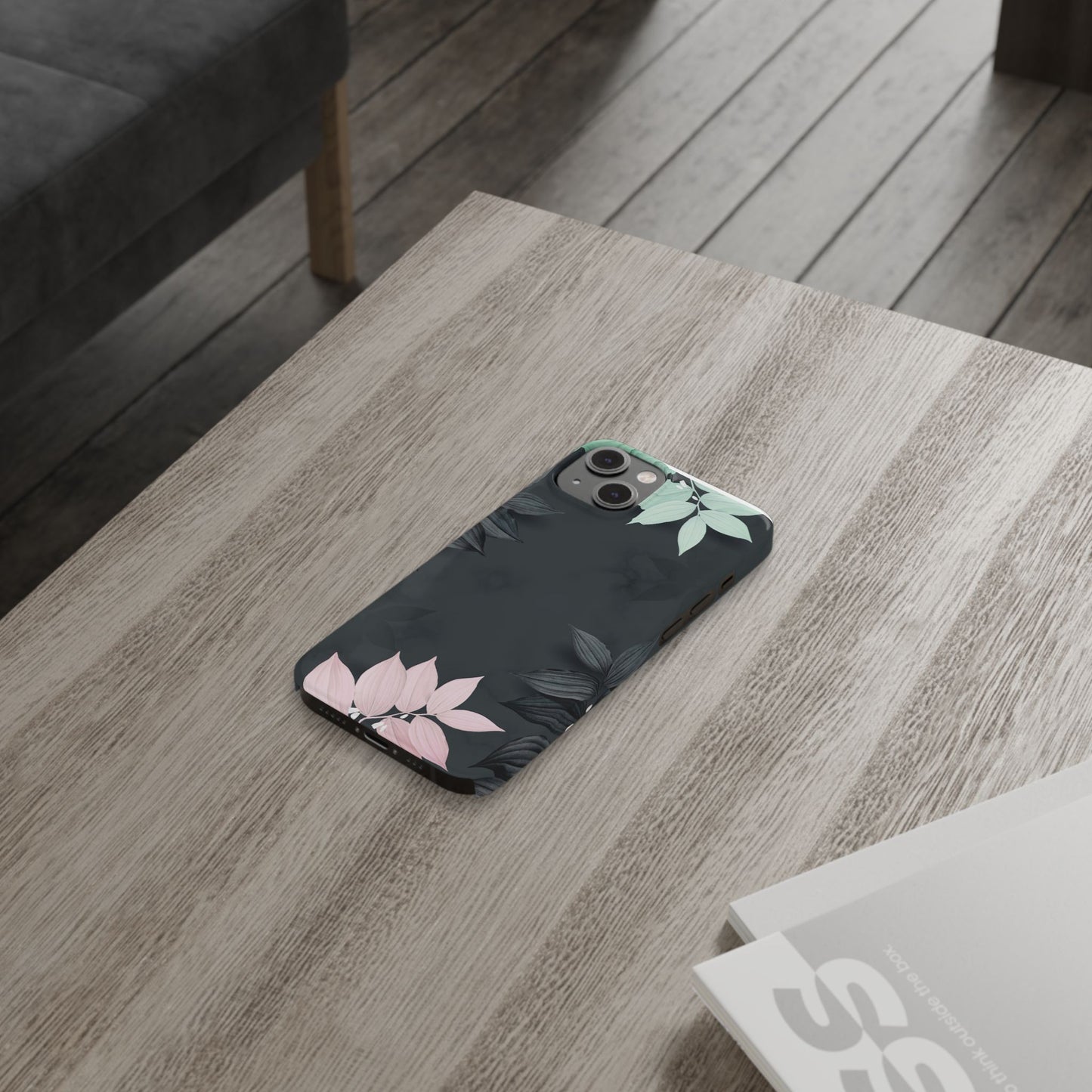 Elegant Floral Slim Phone Case - Stylish Design for Nature Lovers