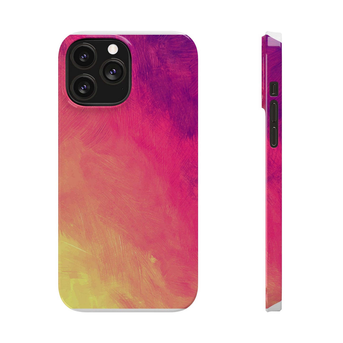 Vibrant Abstract Slim Phone Case - Colorful Protection for Every Day