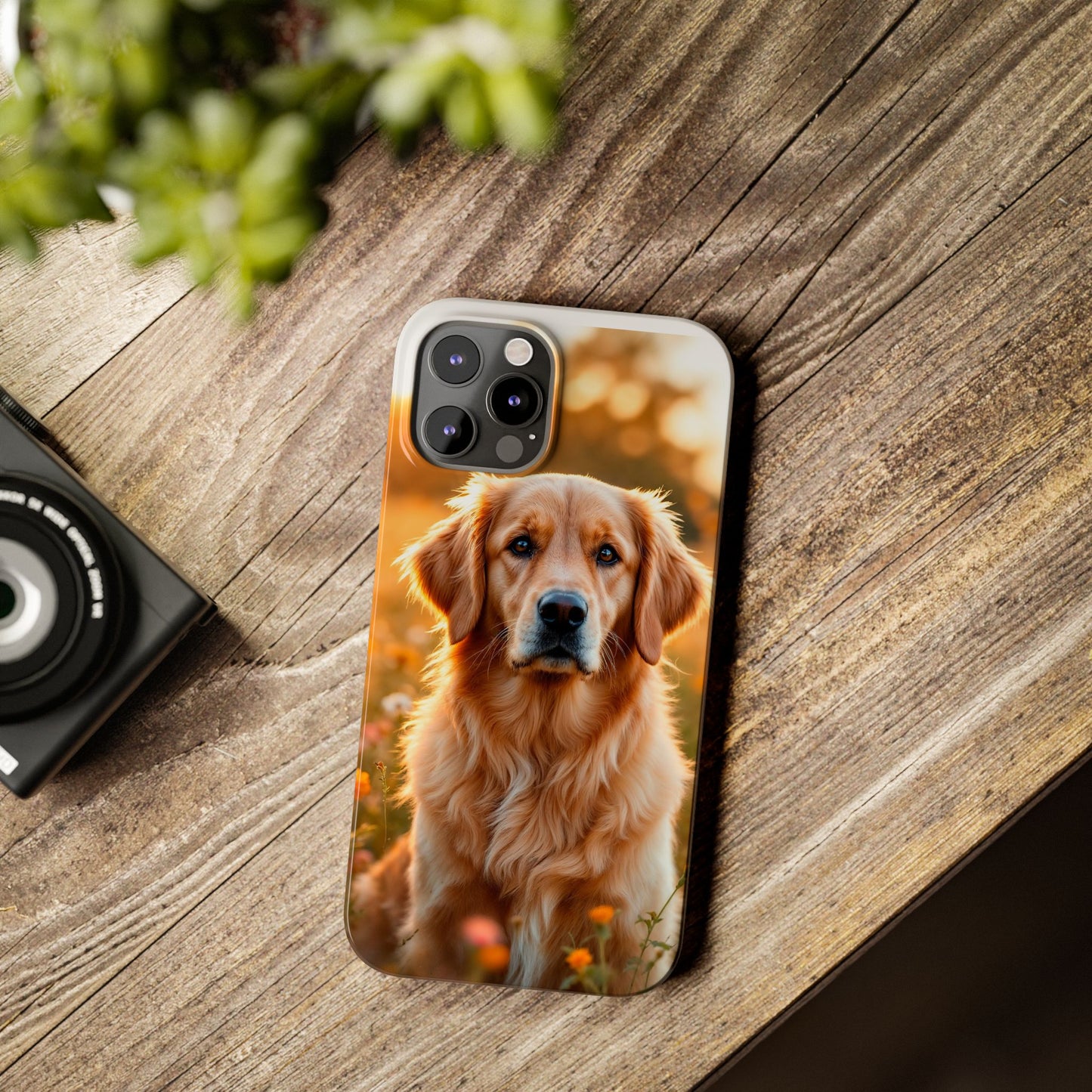 Golden Retriever Slim Phone Case - Nature Lover's Accessory