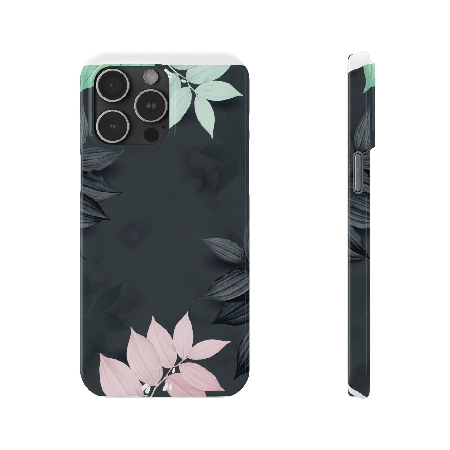 Elegant Floral Slim Phone Case - Stylish Design for Nature Lovers