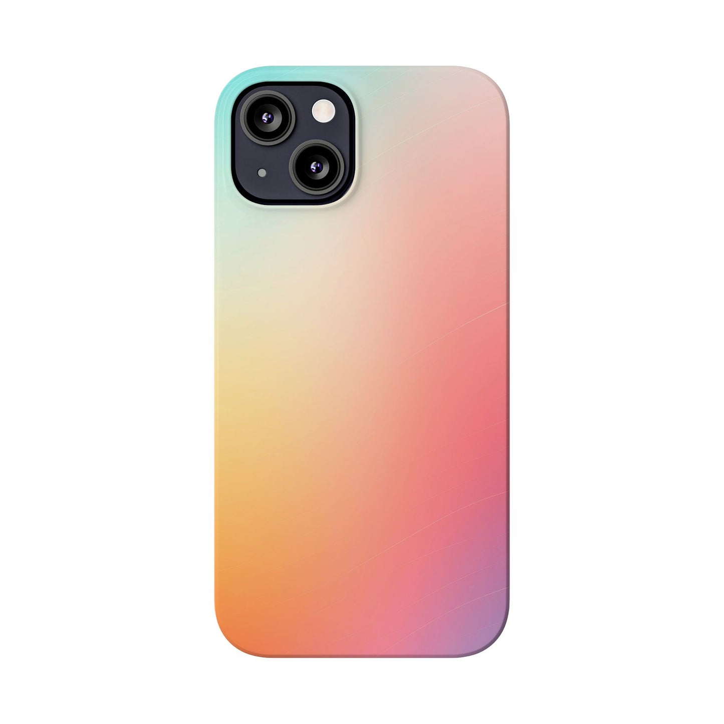 Pastel Gradient Slim Phone Case - Stylish & Protective Accessories for Everyday Use