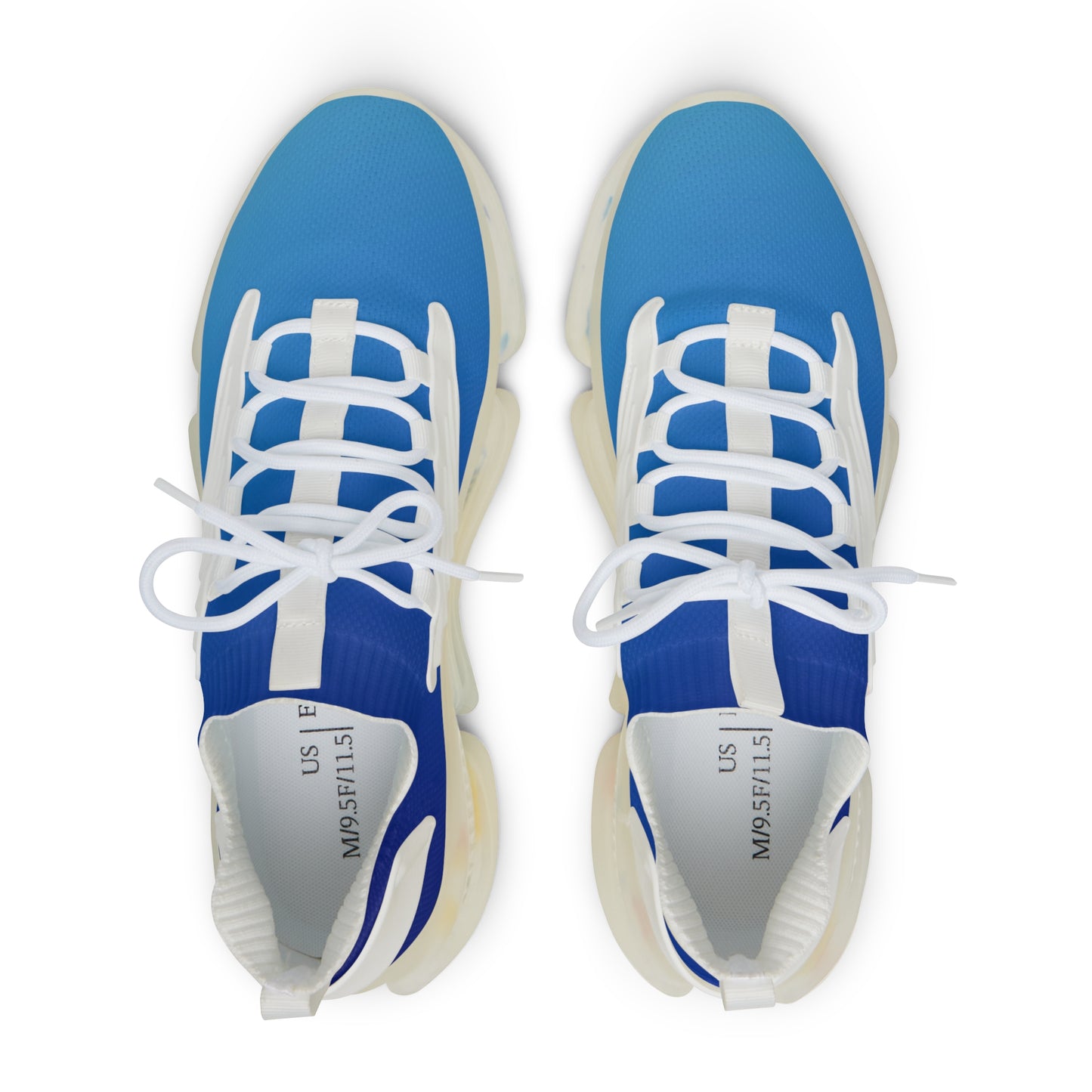 Men's Blue Mesh Sneakers - Stylish Athletic Footwear for Comfort and Performance