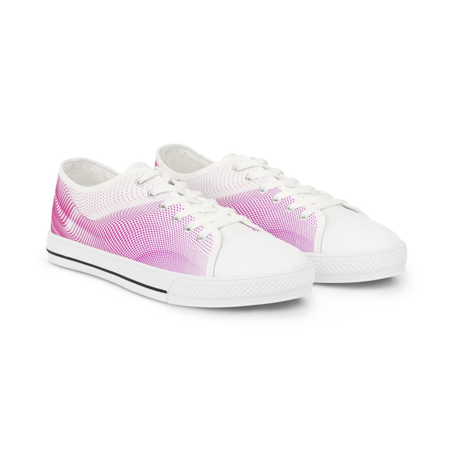 Stylish Gradient Pink Low Top Sneakers for Men - Perfect Casual Footwear