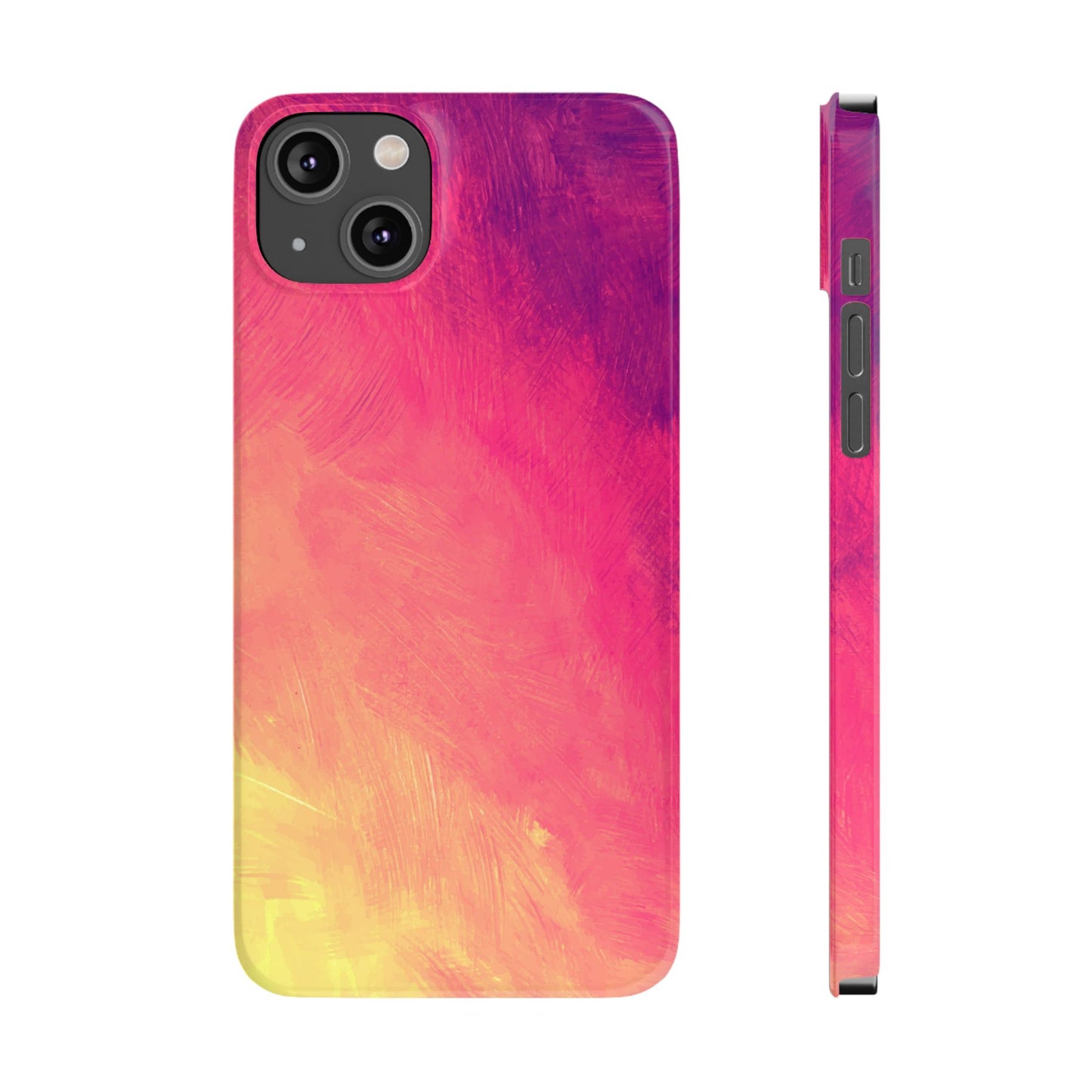 Vibrant Abstract Slim Phone Case - Colorful Protection for Every Day