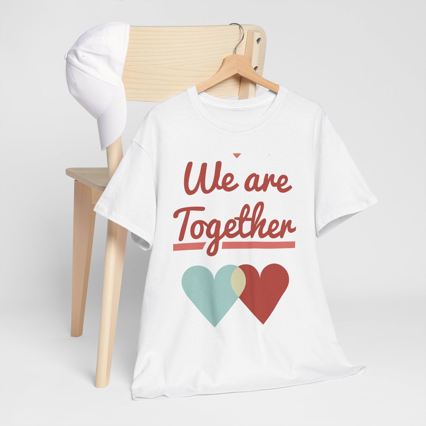 Love Connection Unisex Heavy Cotton Tee - 'We are Together' Design