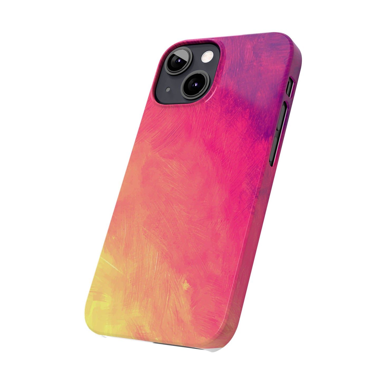 Vibrant Abstract Slim Phone Case - Colorful Protection for Every Day