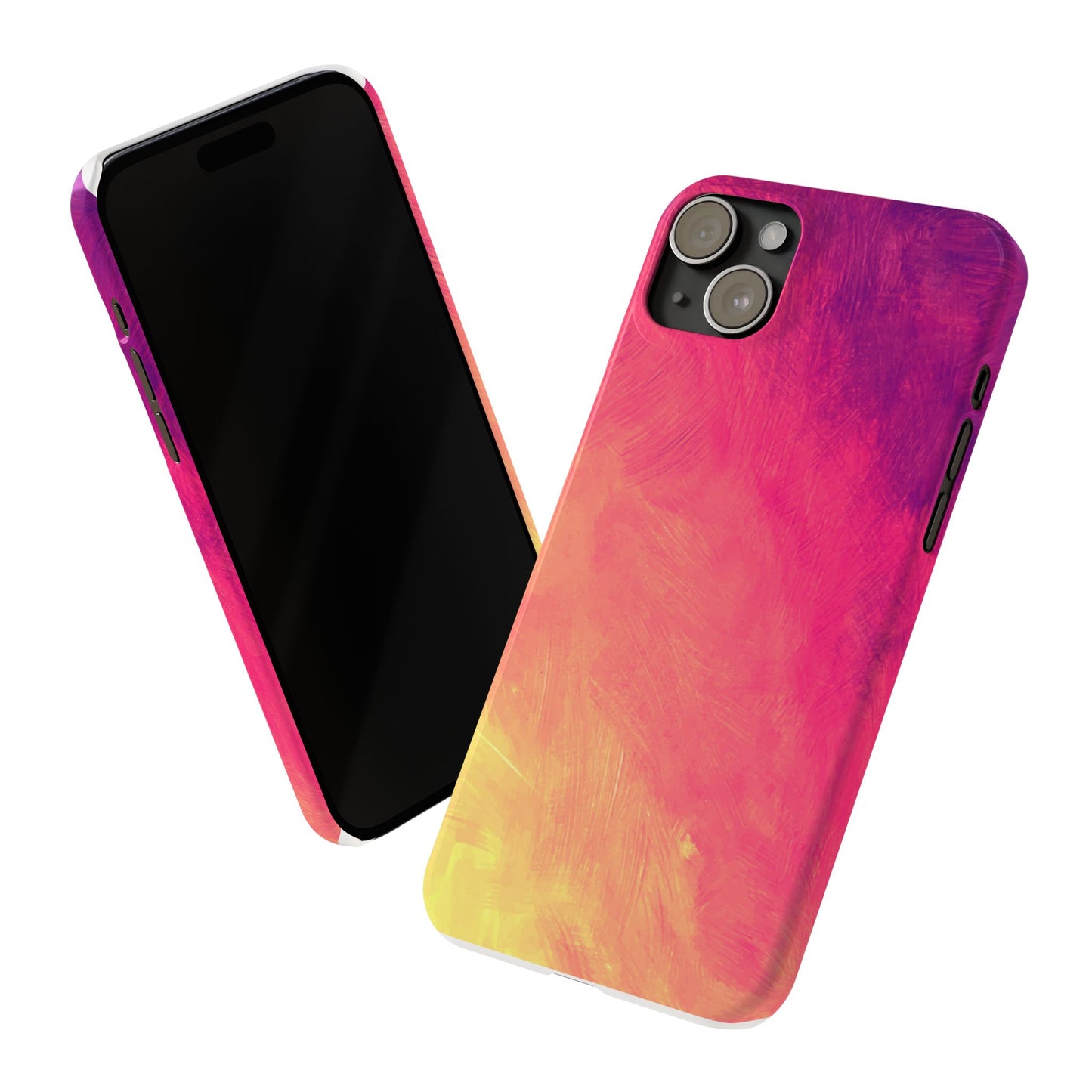 Vibrant Abstract Slim Phone Case - Colorful Protection for Every Day