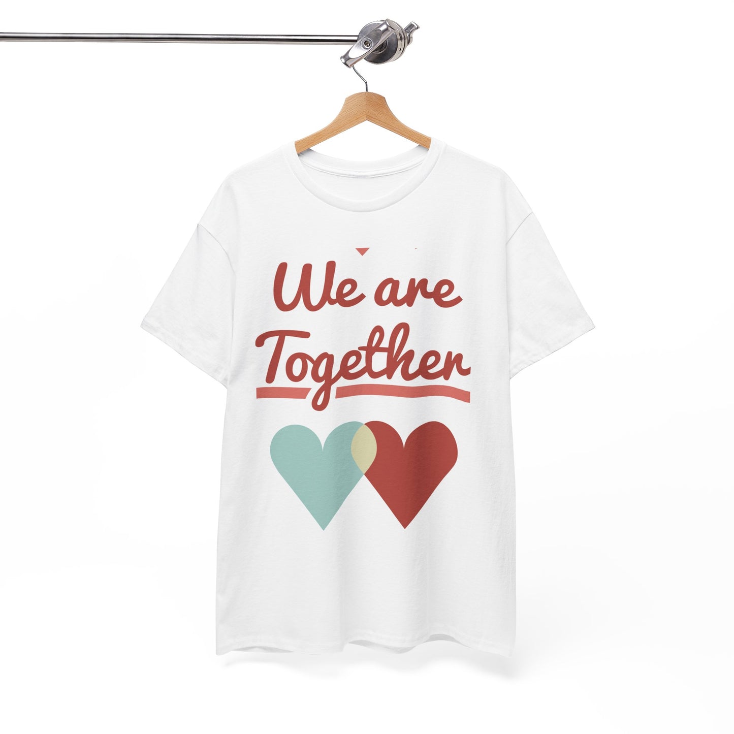 Love Connection Unisex Heavy Cotton Tee - 'We are Together' Design