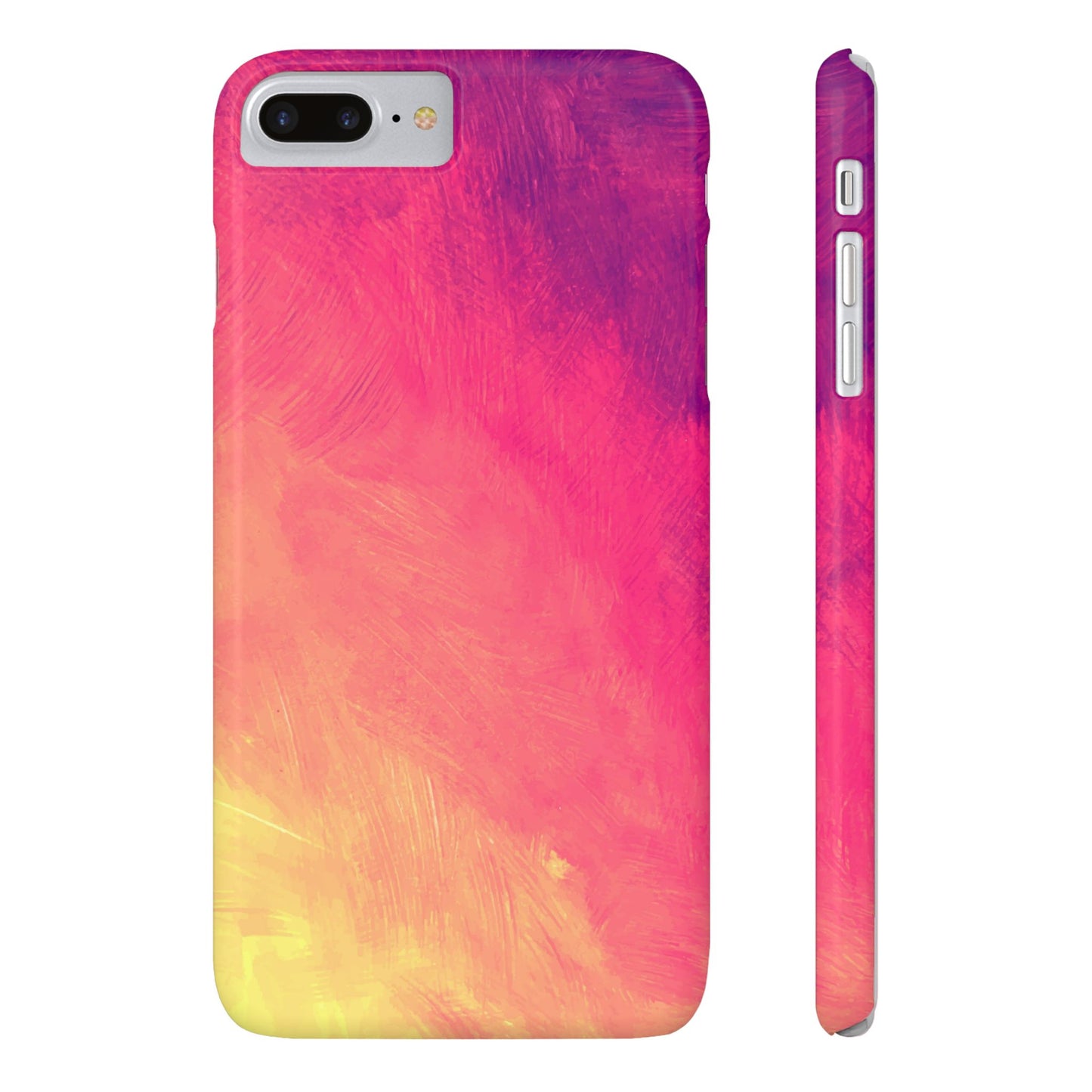 Vibrant Abstract Slim Phone Case - Colorful Protection for Every Day