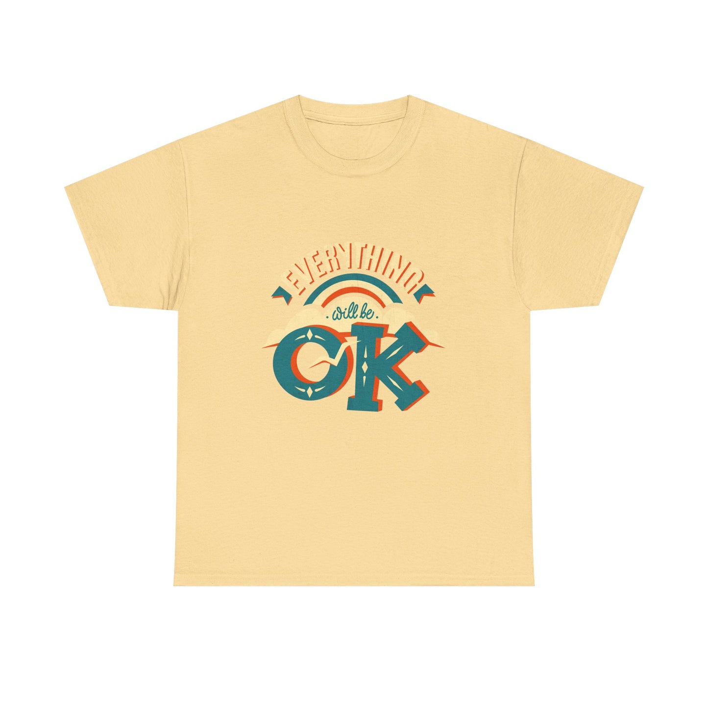 Everything Will Be OK Unisex Heavy Cotton Tee