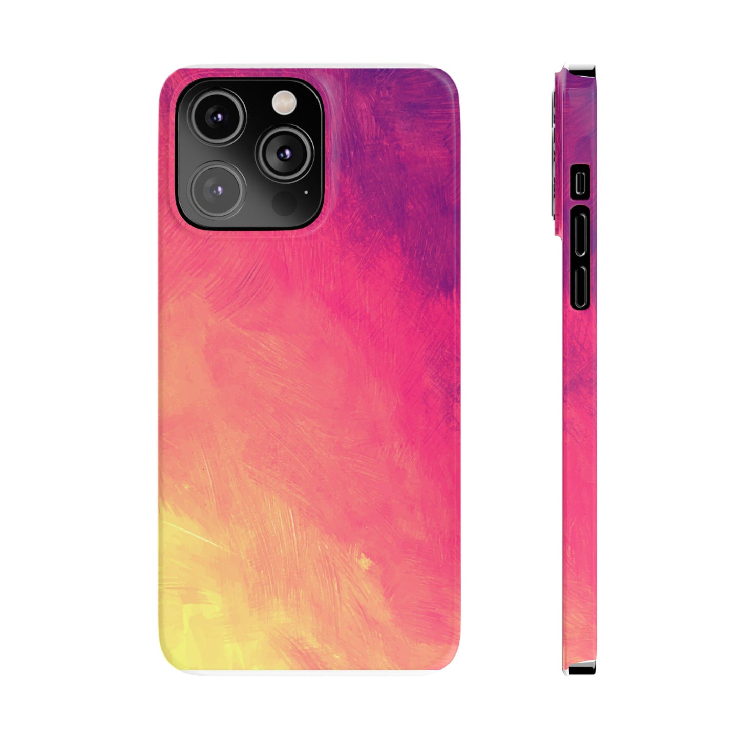 Vibrant Abstract Slim Phone Case - Colorful Protection for Every Day