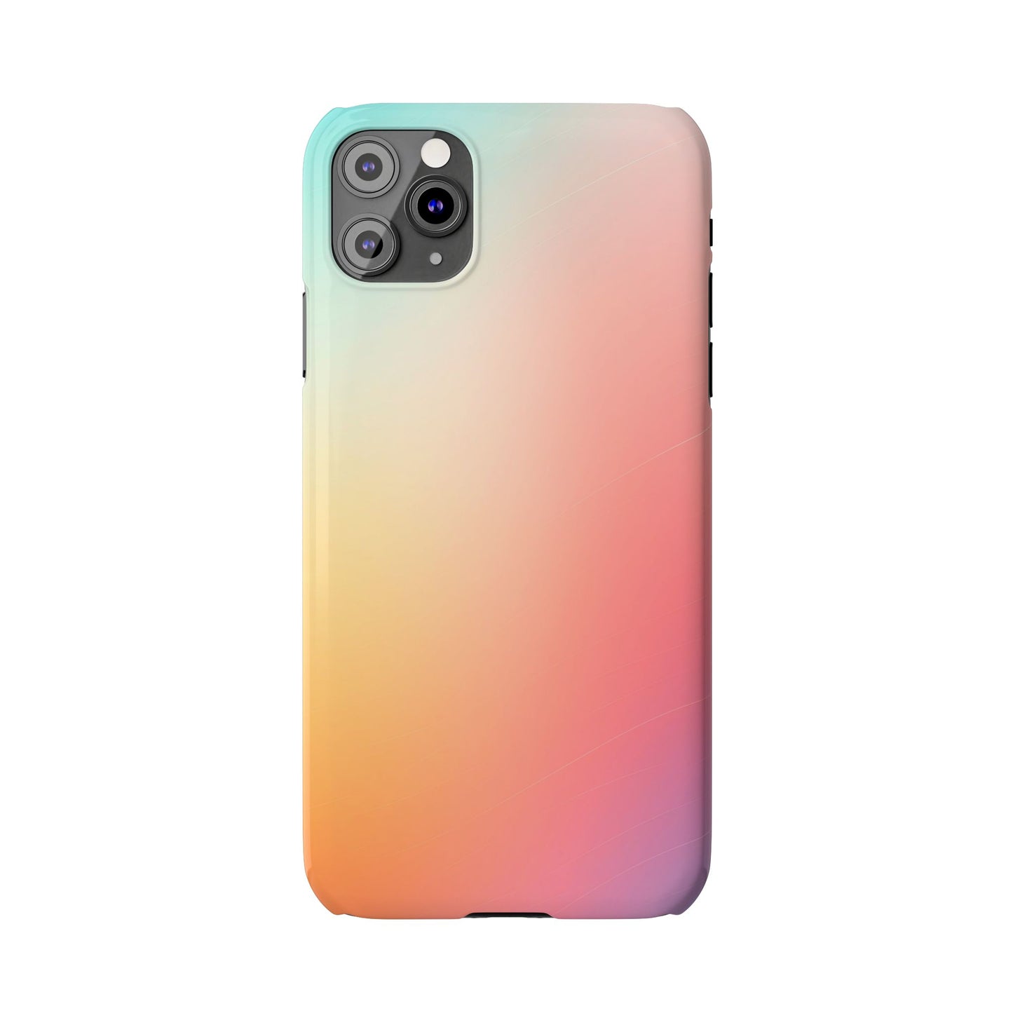 Pastel Gradient Slim Phone Case - Stylish & Protective Accessories for Everyday Use