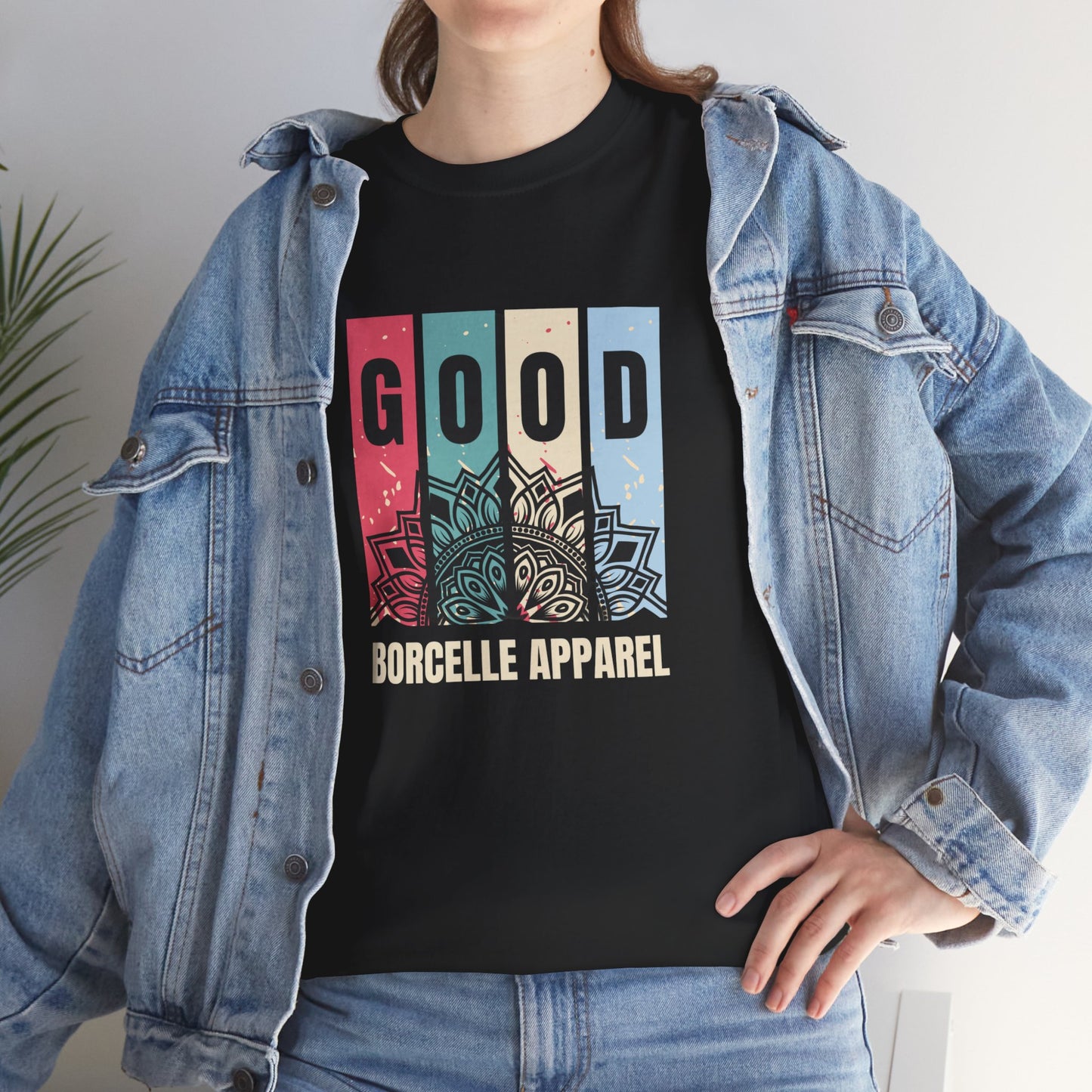 Boho Good Vibes Unisex Heavy Cotton Tee | Borgelle Apparel