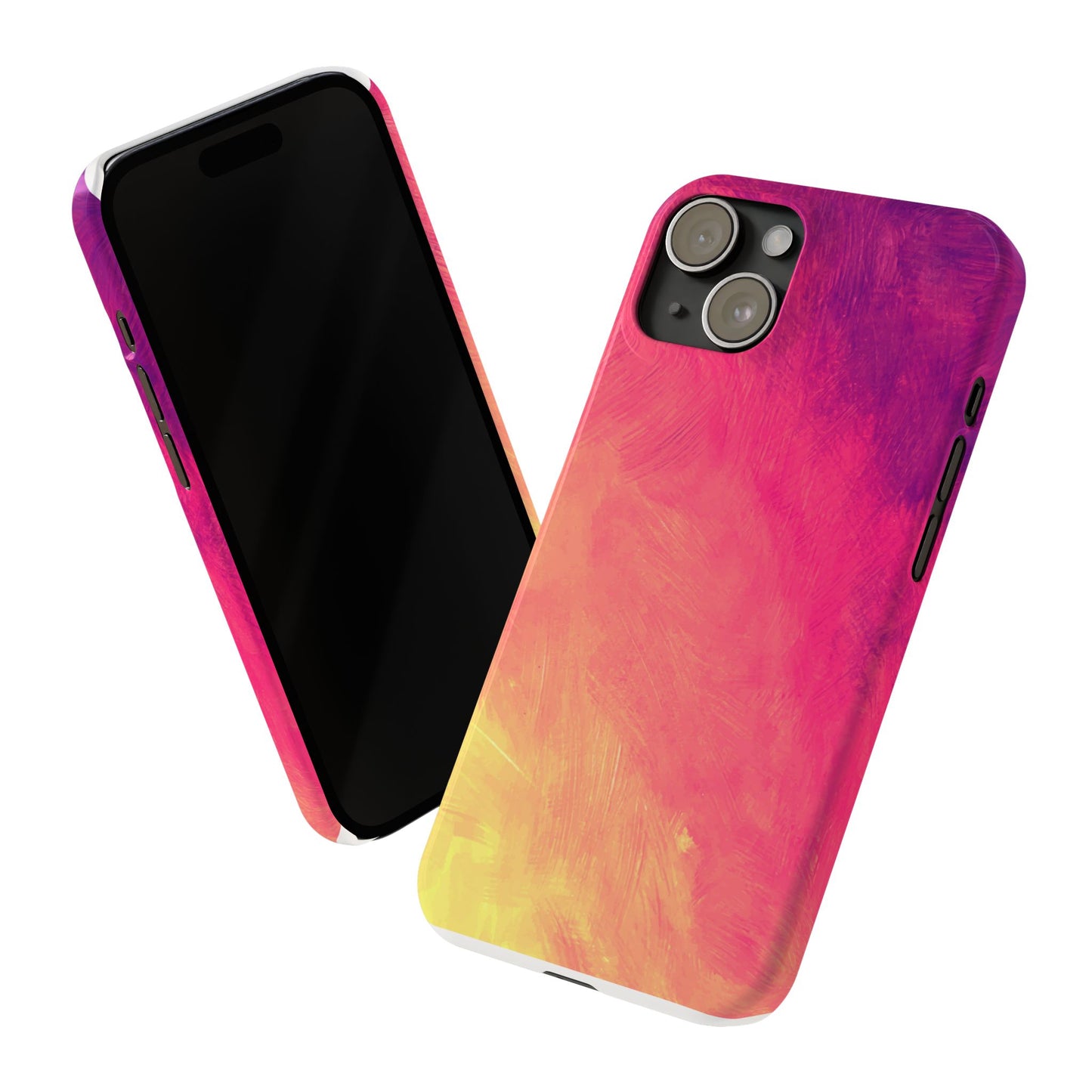 Vibrant Abstract Slim Phone Case - Colorful Protection for Every Day